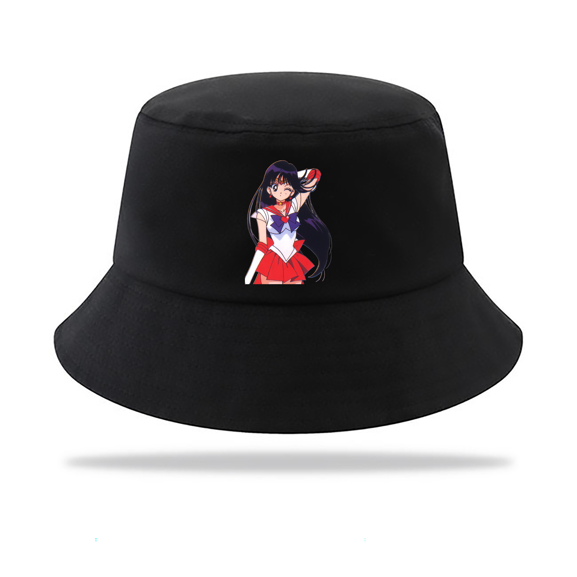 （画像用） 美少女戦士セーラームーン 火野レイ ひの レイ Sailor Moon Hino Rei （セーラーマーズ,Sailor Mars） アウトドア日除けバケットハット