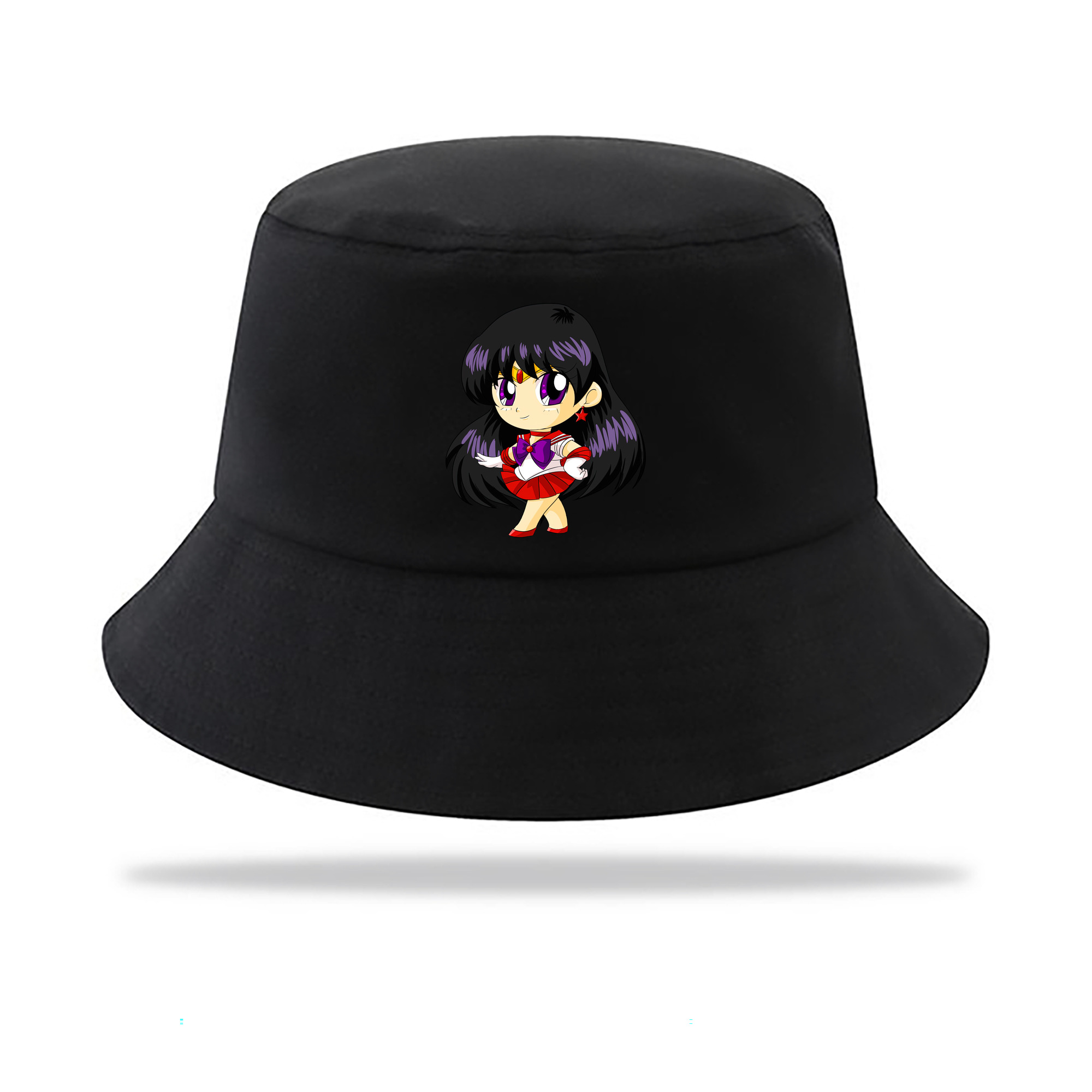 （画像用） 美少女戦士セーラームーン 火野レイ ひの レイ Sailor Moon Hino Rei （セーラーマーズ,Sailor Mars） アウトドア日除けバケットハット