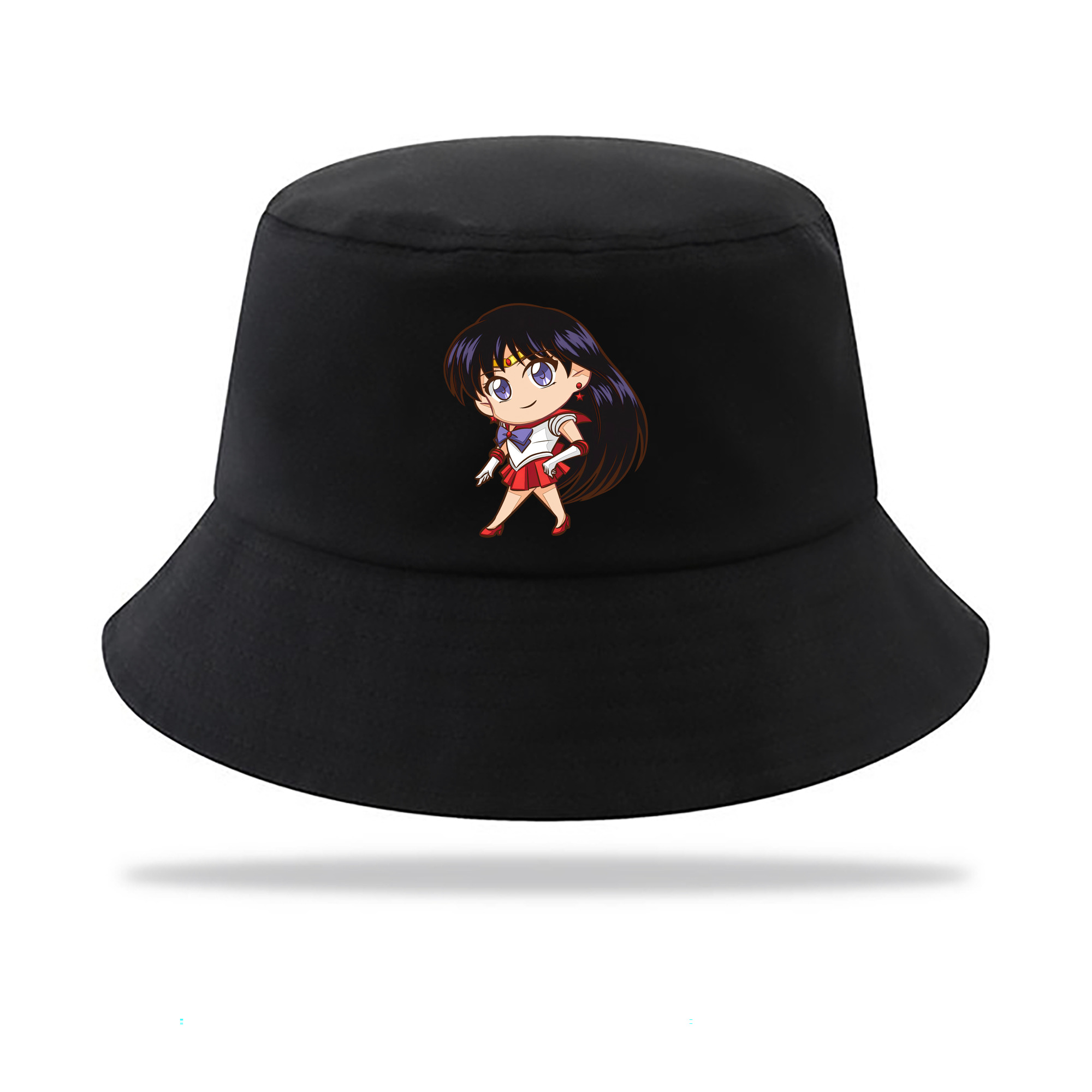（画像用） 美少女戦士セーラームーン 火野レイ ひの レイ Sailor Moon Hino Rei （セーラーマーズ,Sailor Mars） アウトドア日除けバケットハット
