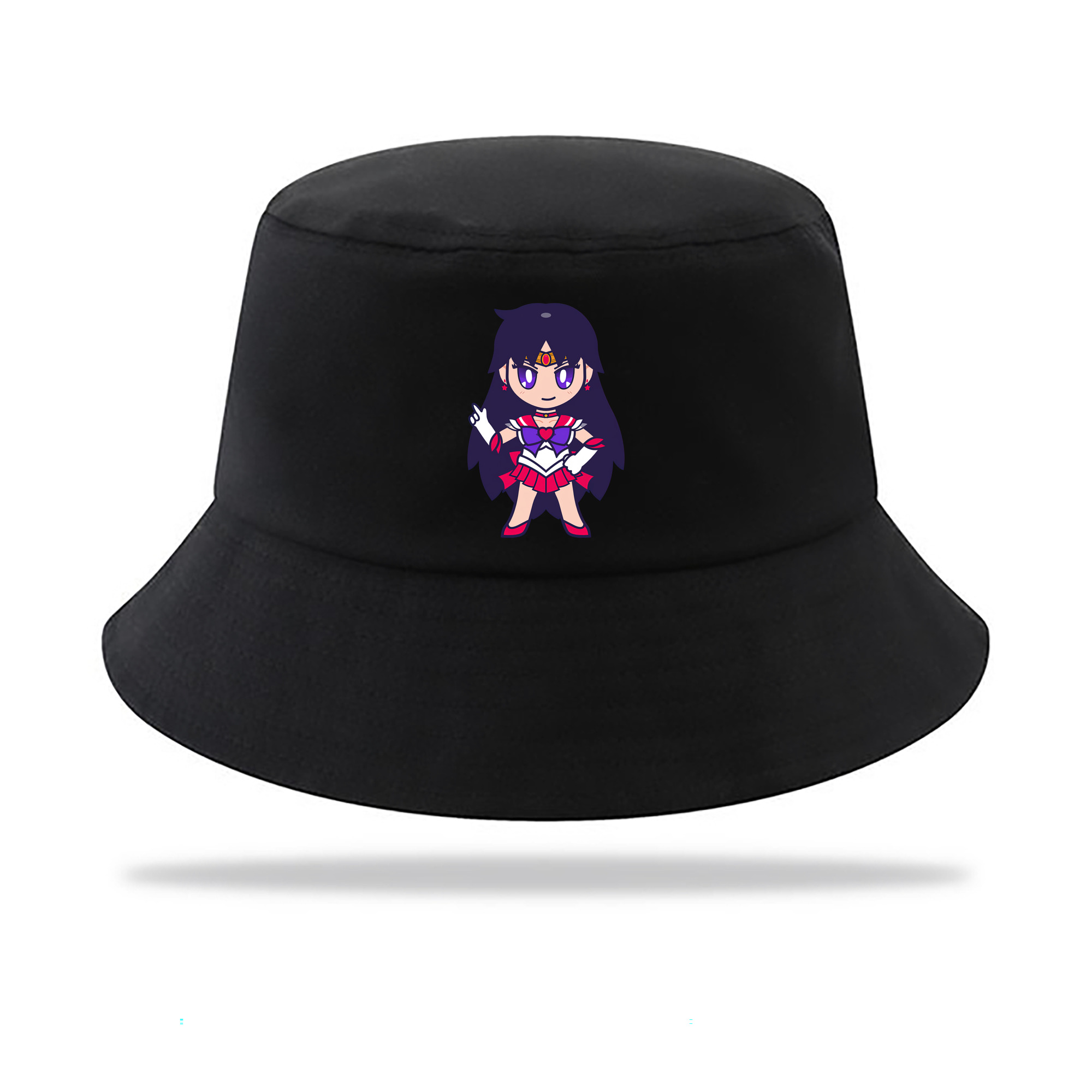 （画像用） 美少女戦士セーラームーン 火野レイ ひの レイ Sailor Moon Hino Rei （セーラーマーズ,Sailor Mars） アウトドア日除けバケットハット