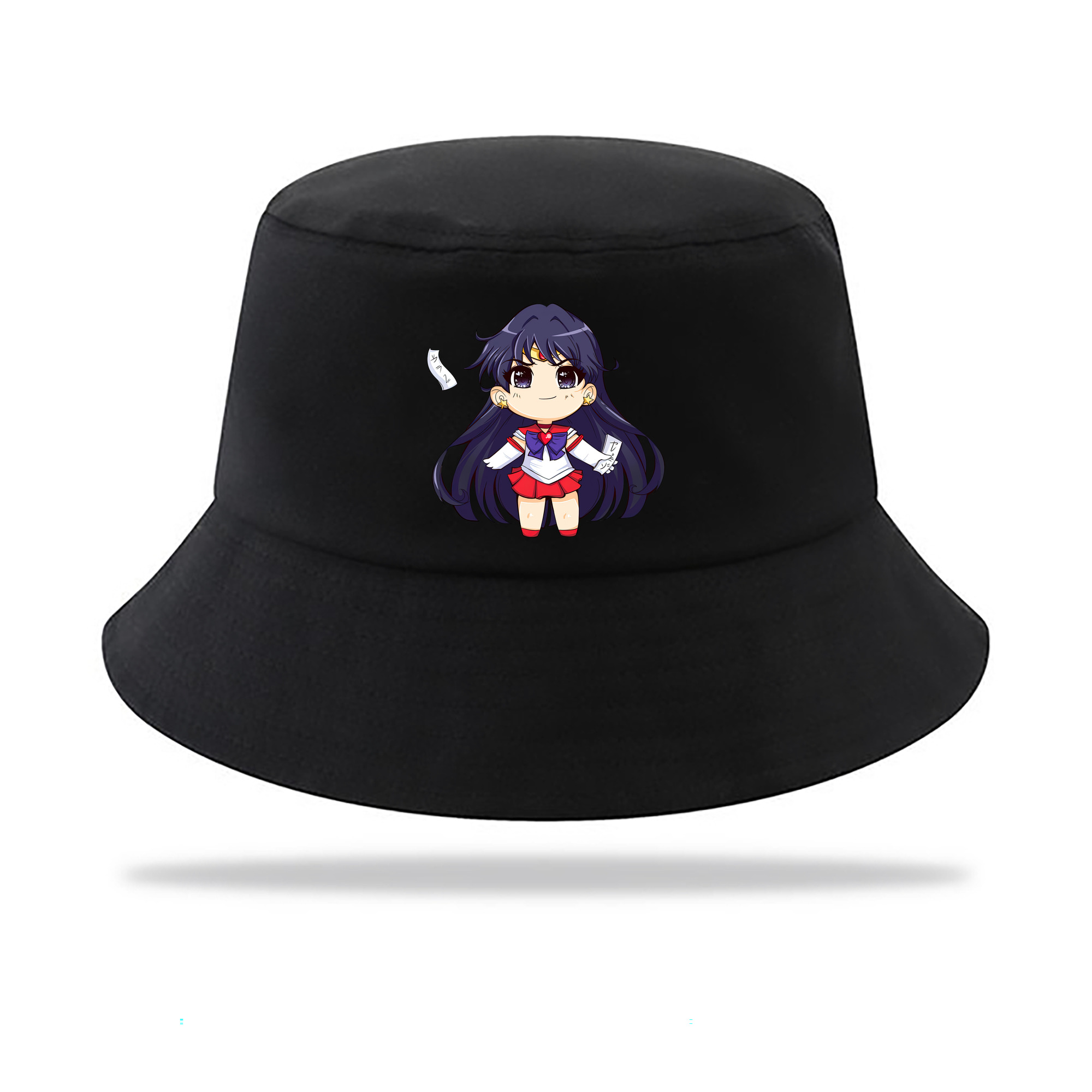 （画像用） 美少女戦士セーラームーン 火野レイ ひの レイ Sailor Moon Hino Rei （セーラーマーズ,Sailor Mars） アウトドア日除けバケットハット