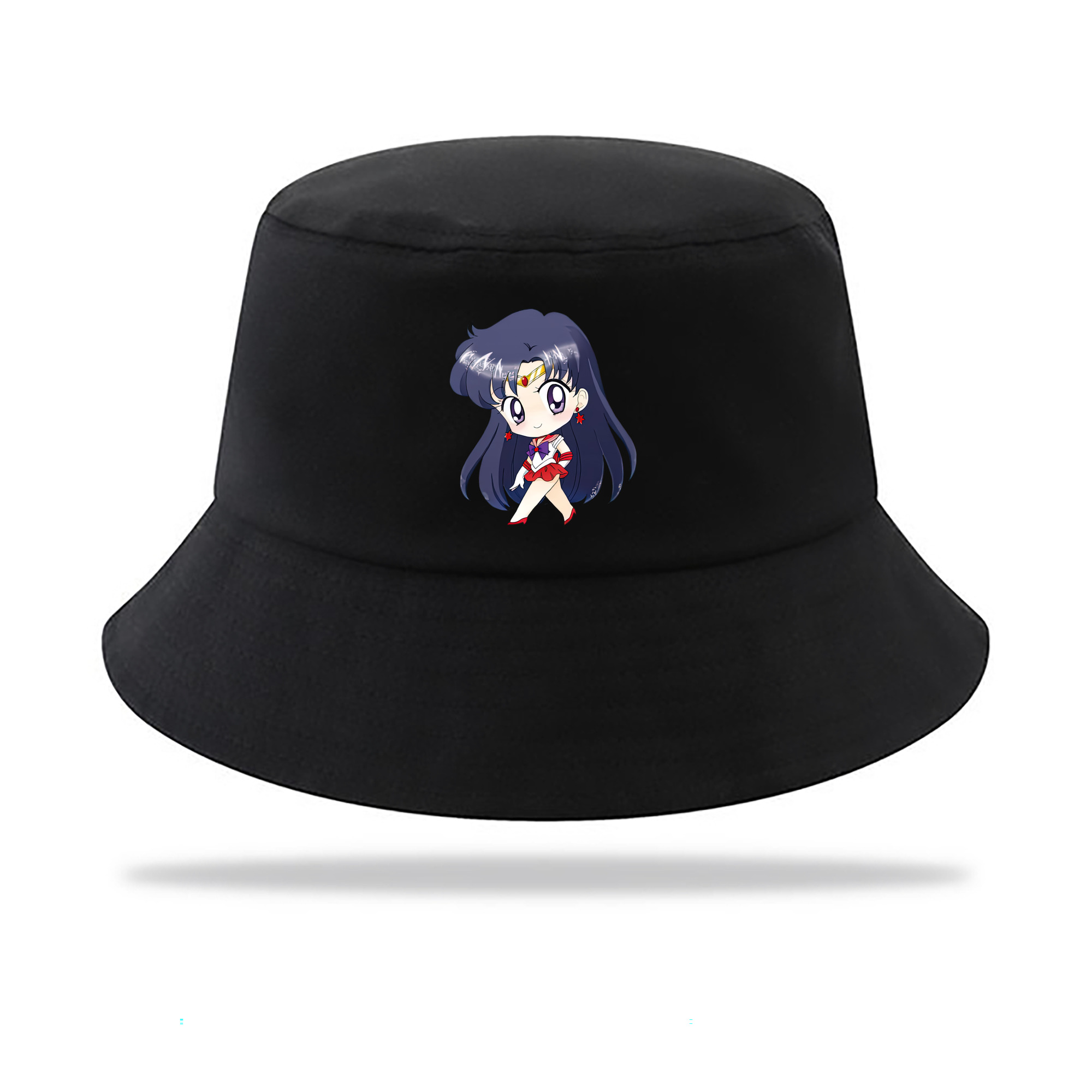 （画像用） 美少女戦士セーラームーン 火野レイ ひの レイ Sailor Moon Hino Rei （セーラーマーズ,Sailor Mars） アウトドア日除けバケットハット