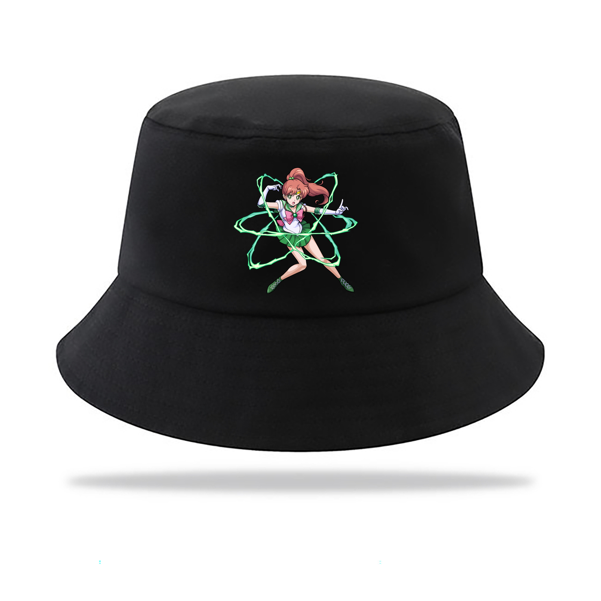 （画像用） 美少女戦士セーラームーン 木野 まこと きの まこと Sailor Moon Kino Makoto （セーラージュピター；Sailor Jupiter） アウトドア日除けバケットハット