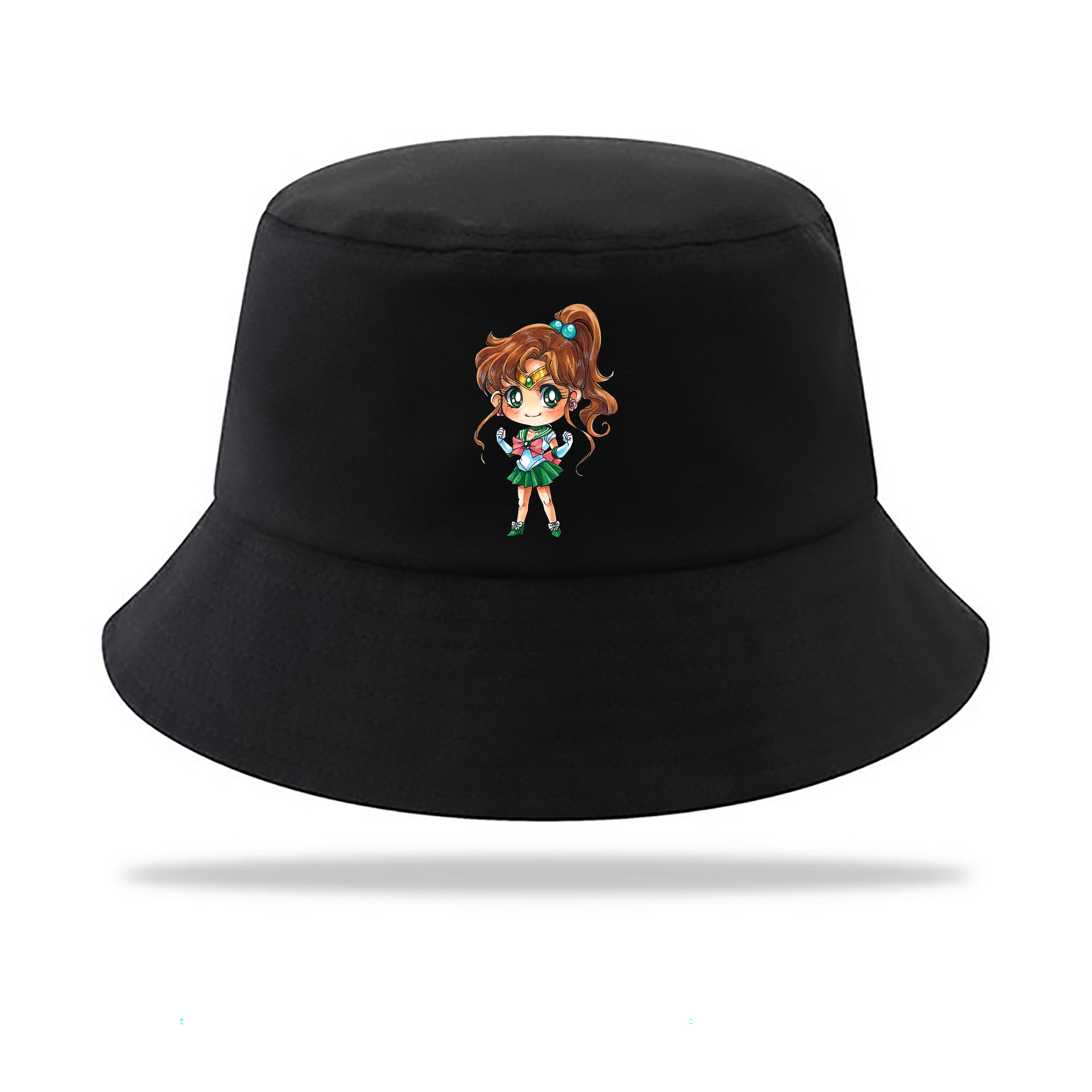 （画像用） 美少女戦士セーラームーン 木野 まこと きの まこと Sailor Moon Kino Makoto （セーラージュピター；Sailor Jupiter） アウトドア日除けバケットハット