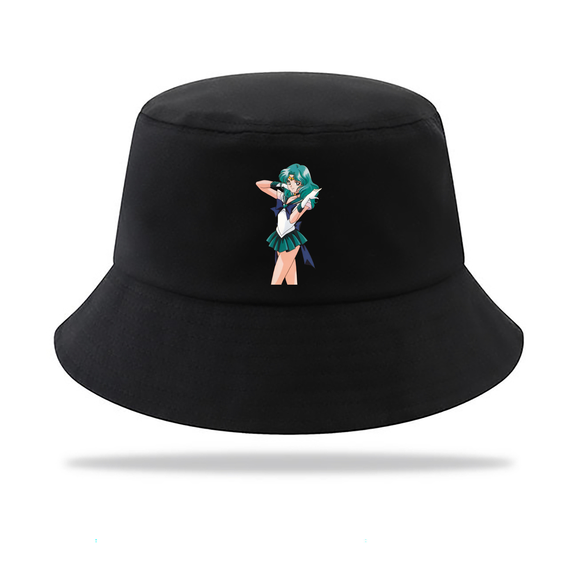 （画像用） 美少女戦士セーラームーン 海王 みちる（かいおう みちる） Sailor Moon Kaiou Michiru アウトドア日除けバケットハット