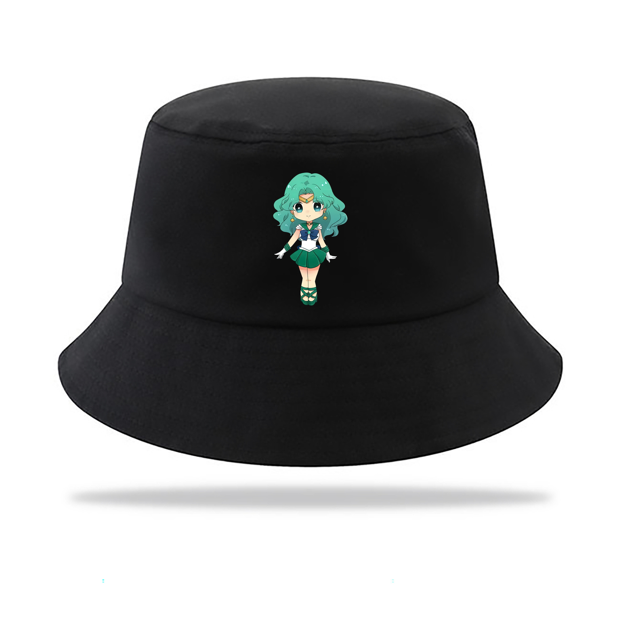 （画像用） 美少女戦士セーラームーン 海王 みちる（かいおう みちる） Sailor Moon Kaiou Michiru アウトドア日除けバケットハット