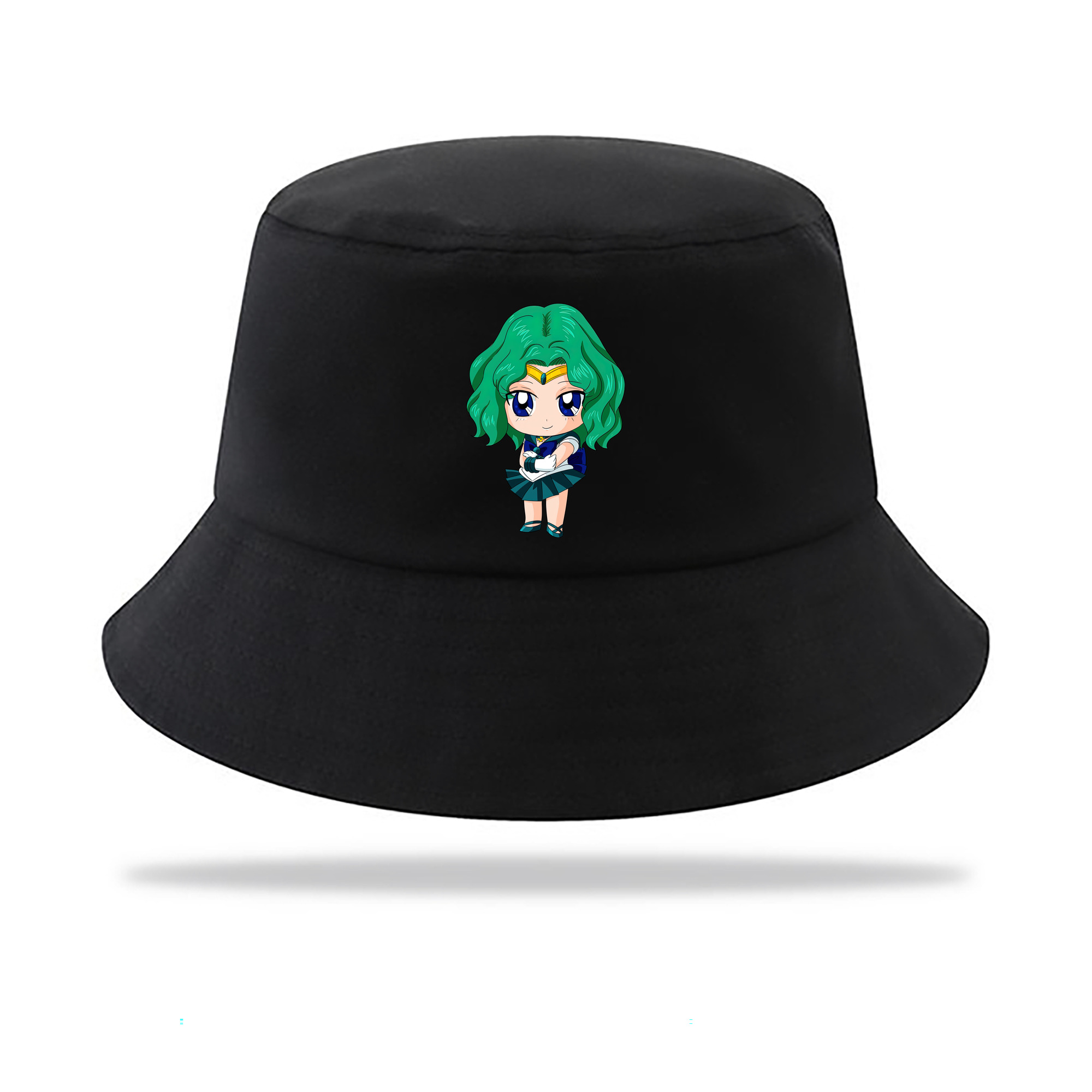 （画像用） 美少女戦士セーラームーン 海王 みちる（かいおう みちる） Sailor Moon Kaiou Michiru アウトドア日除けバケットハット