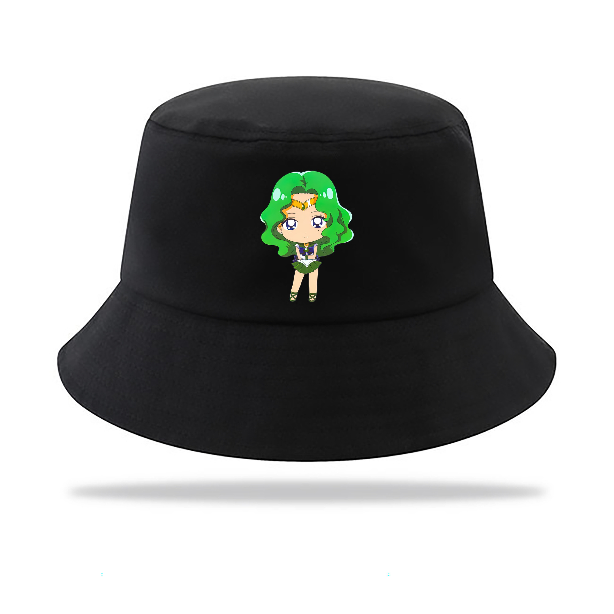 （画像用） 美少女戦士セーラームーン 海王 みちる（かいおう みちる） Sailor Moon Kaiou Michiru アウトドア日除けバケットハット