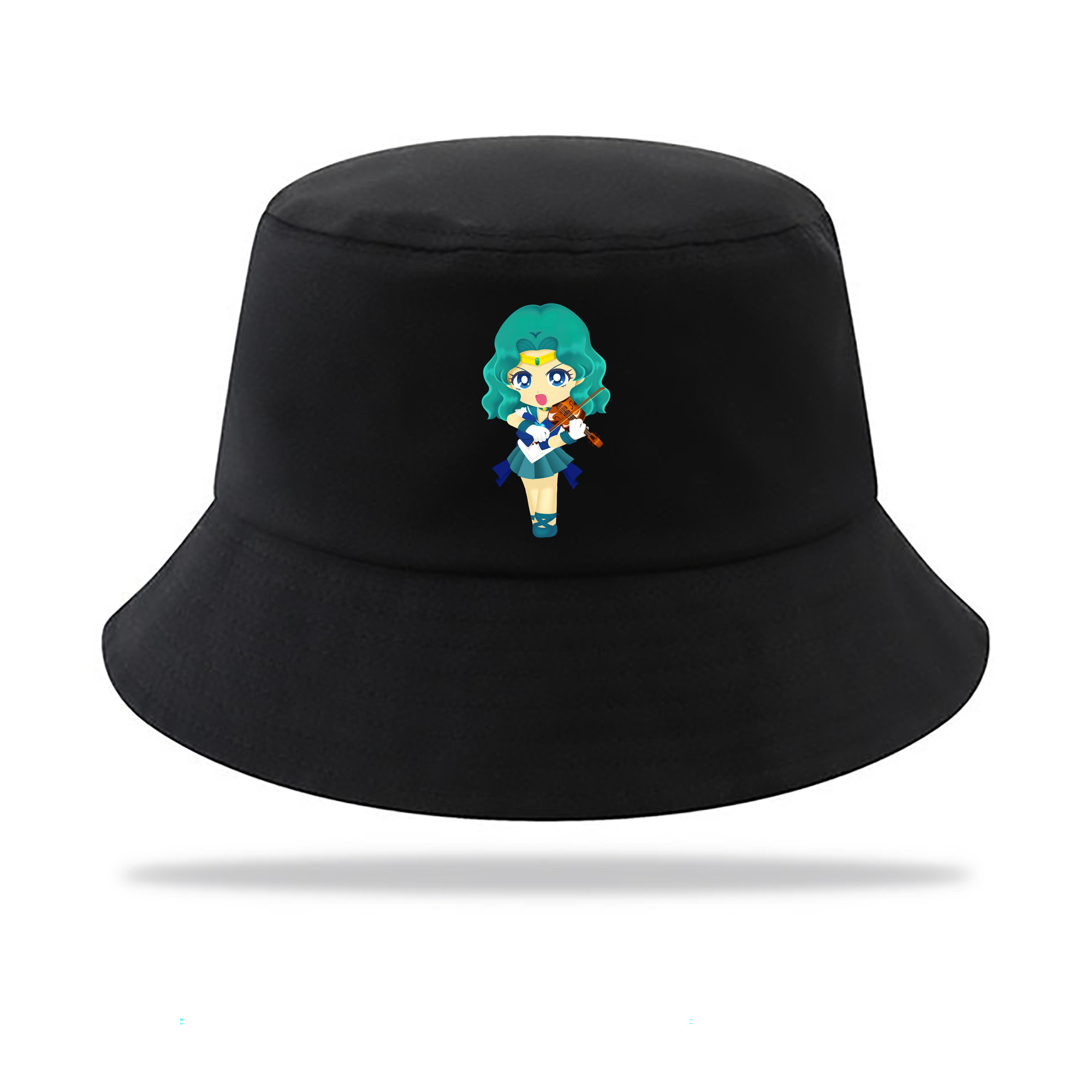 （画像用） 美少女戦士セーラームーン 海王 みちる（かいおう みちる） Sailor Moon Kaiou Michiru アウトドア日除けバケットハット