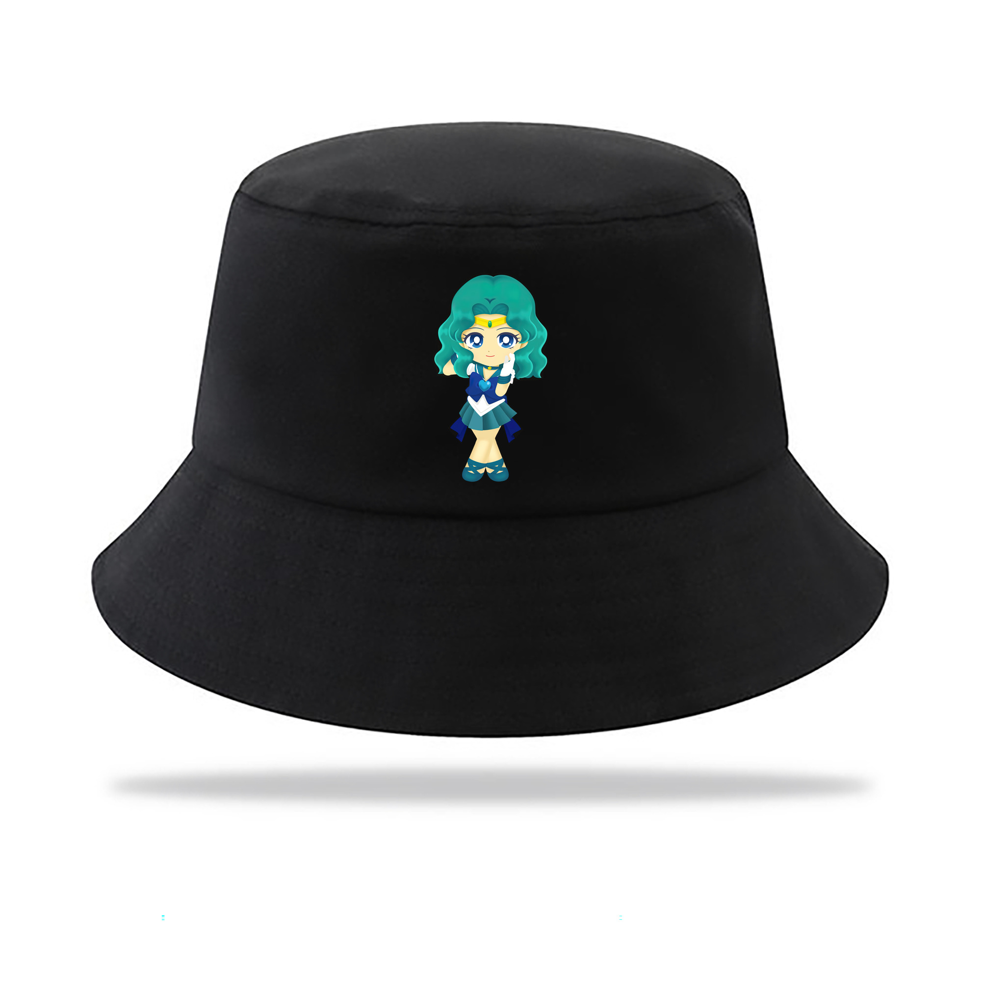 （画像用） 美少女戦士セーラームーン 海王 みちる（かいおう みちる） Sailor Moon Kaiou Michiru アウトドア日除けバケットハット