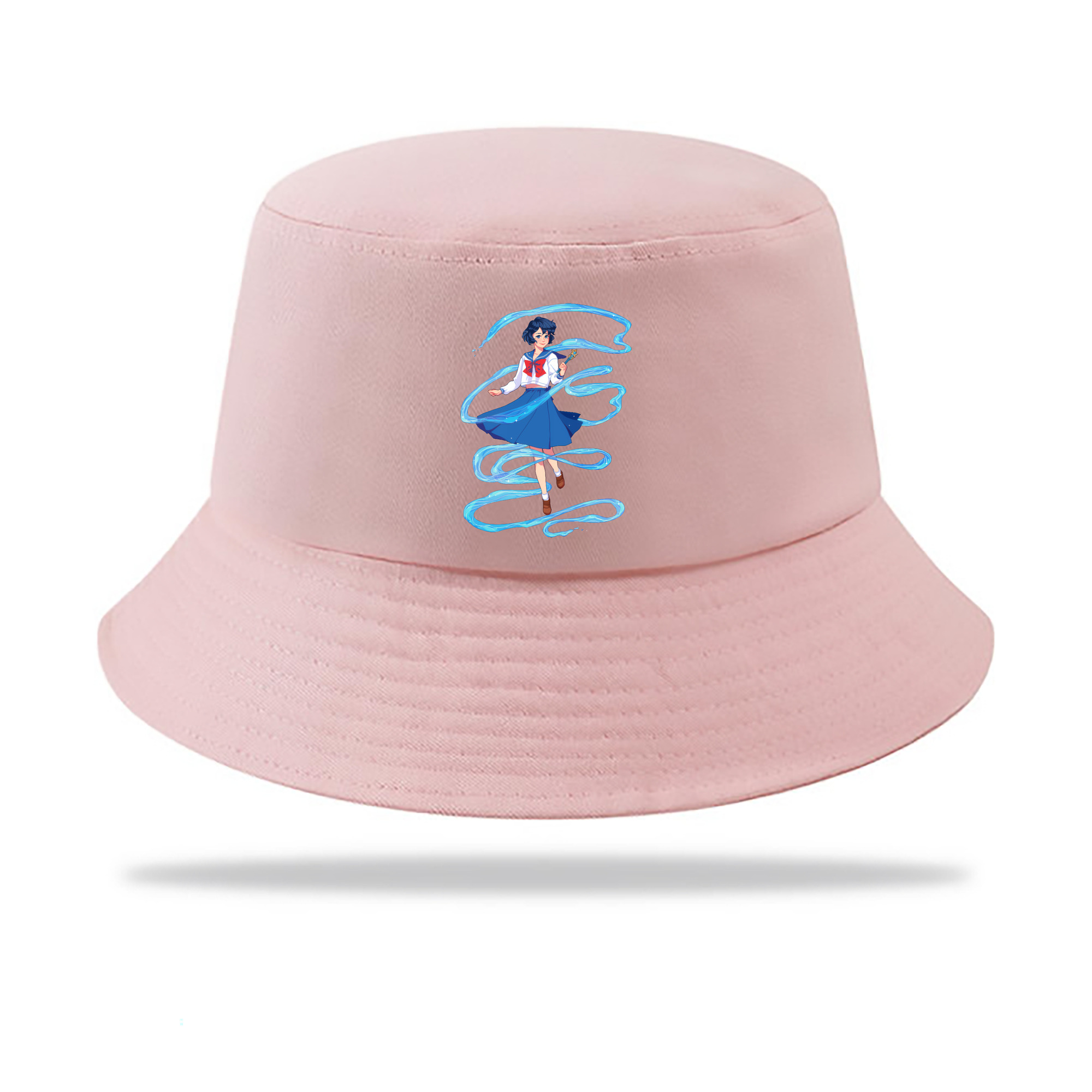 （画像用） 美少女戦士セーラームーン 水野 亜美 みずの あみ Sailor Moon Mizuno Ami アウトドア日除けバケットハット