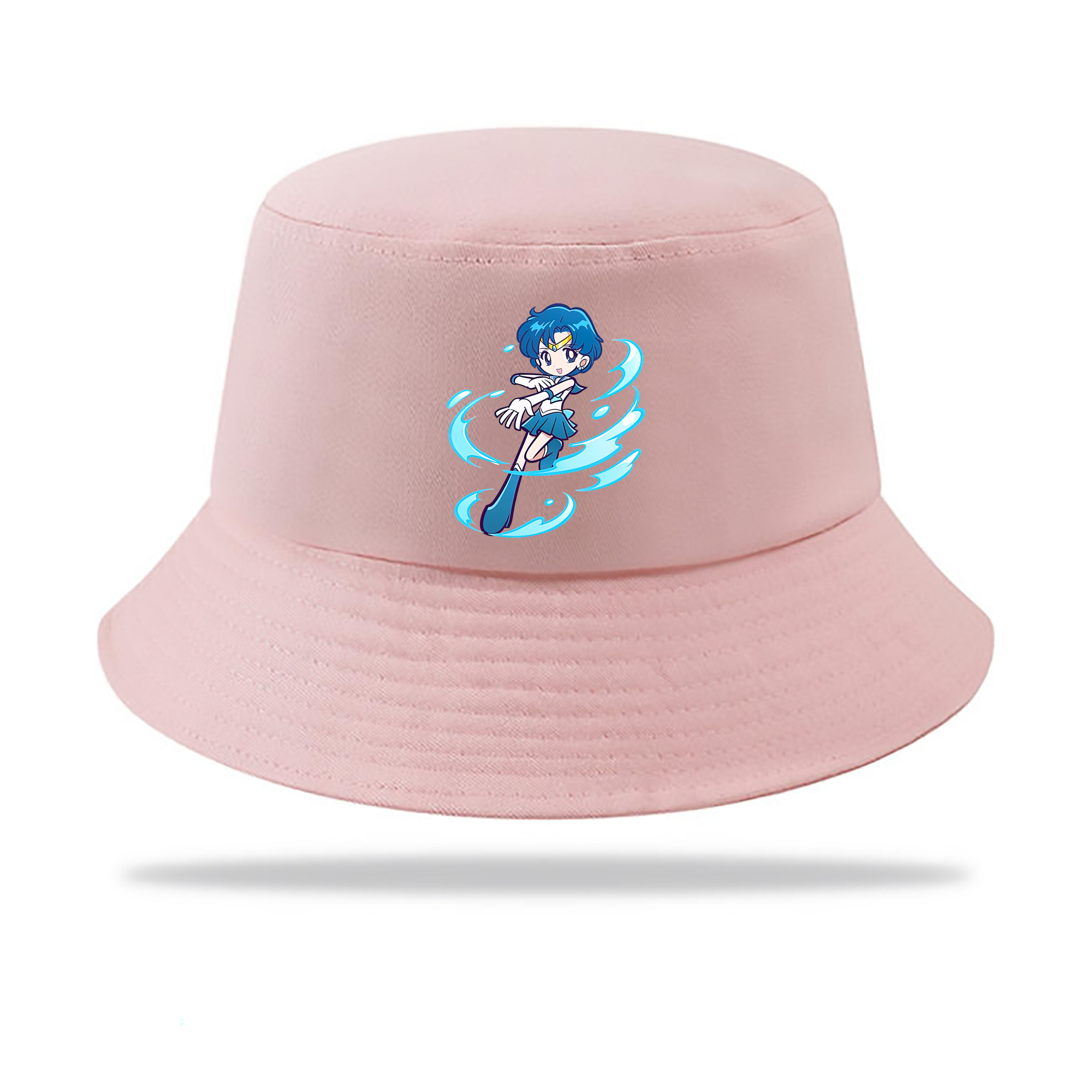 （画像用） 美少女戦士セーラームーン 水野 亜美 みずの あみ Sailor Moon Mizuno Ami アウトドア日除けバケットハット