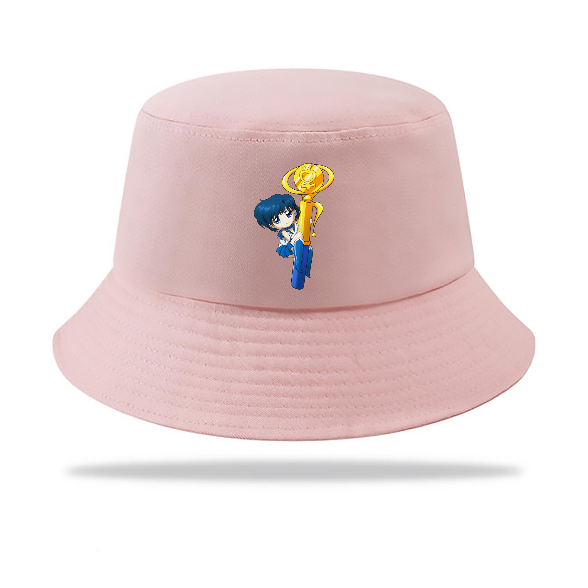 （画像用） 美少女戦士セーラームーン 水野 亜美 みずの あみ Sailor Moon Mizuno Ami アウトドア日除けバケットハット