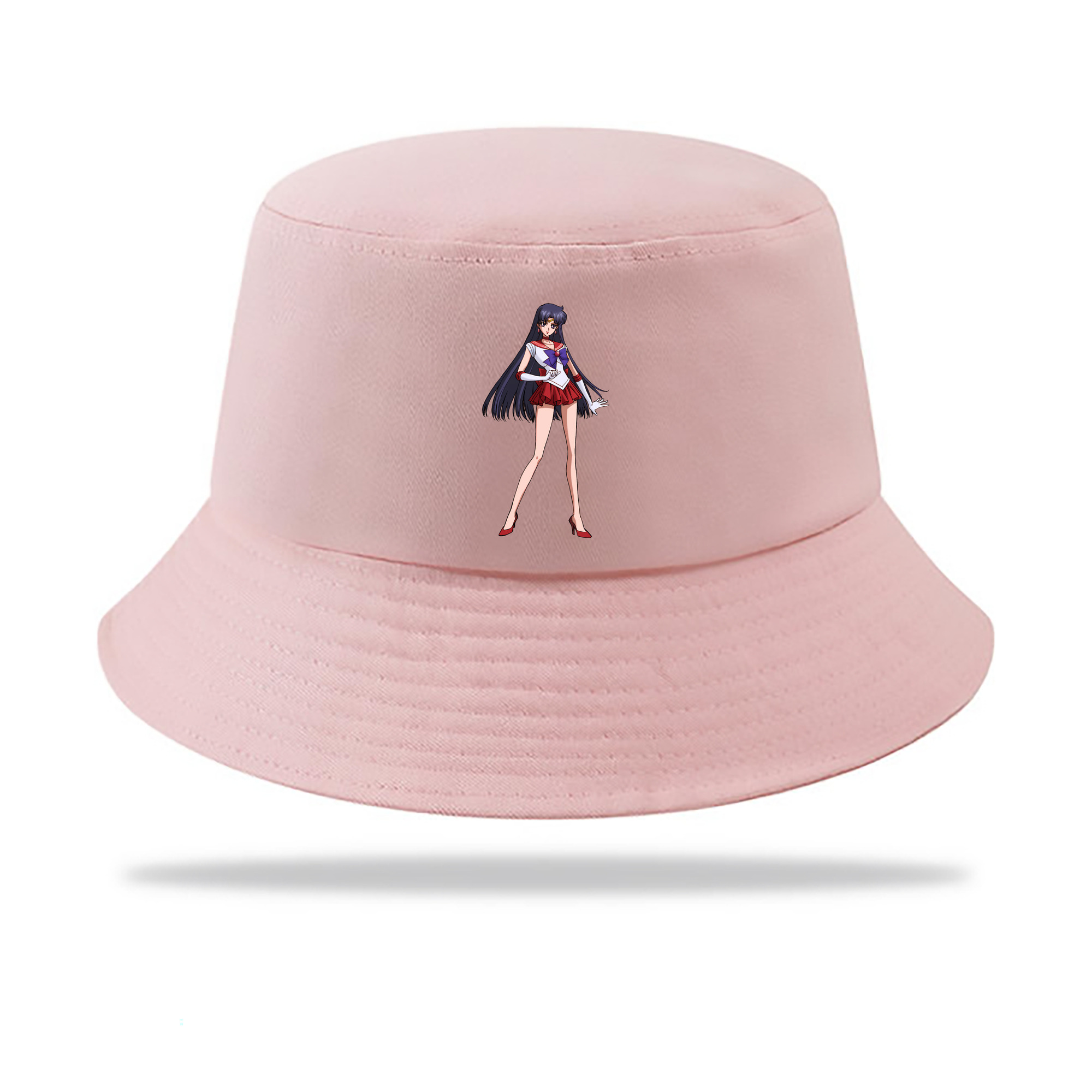 （画像用） 美少女戦士セーラームーン 火野レイ ひの レイ Sailor Moon Hino Rei （セーラーマーズ,Sailor Mars） アウトドア日除けバケットハット