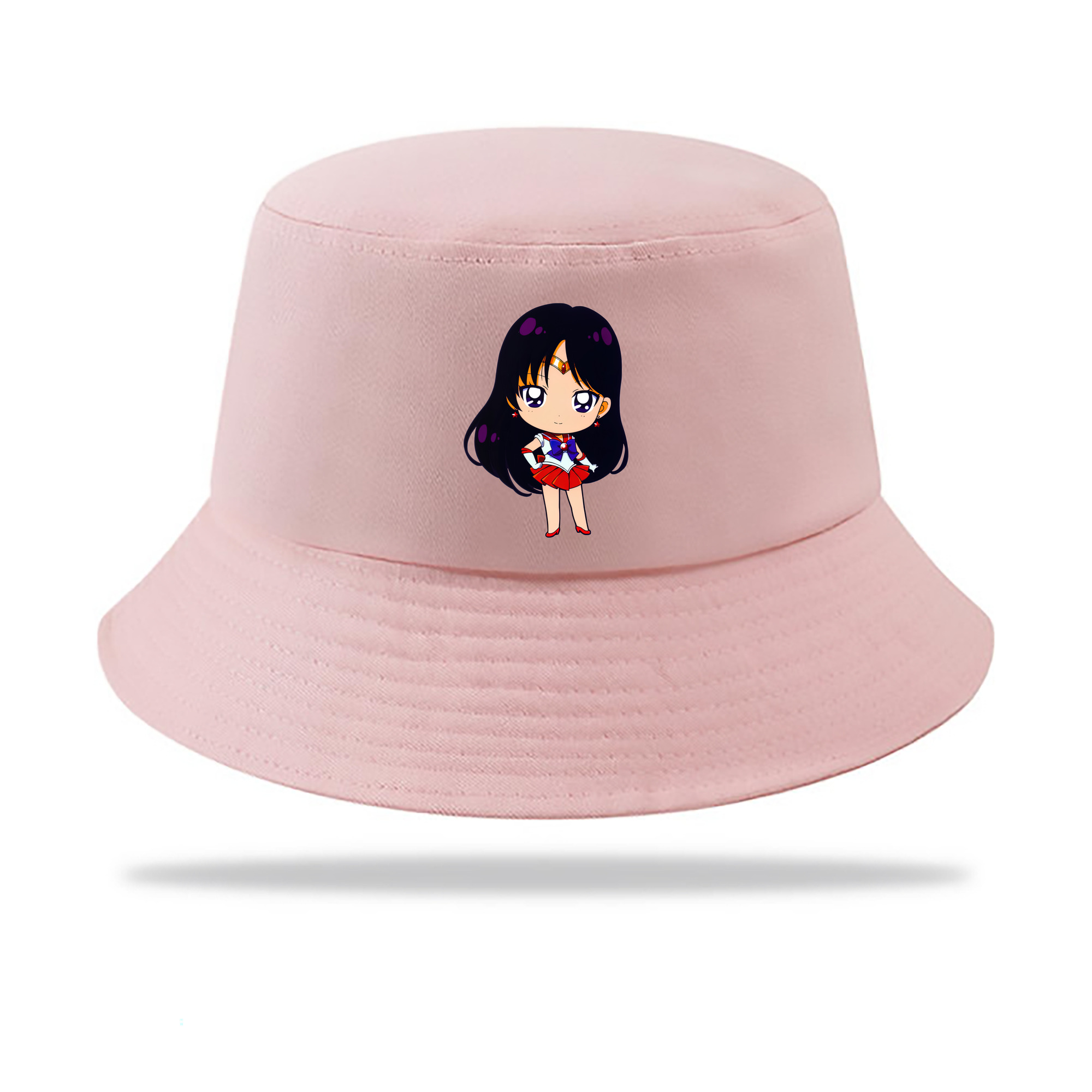 （画像用） 美少女戦士セーラームーン 火野レイ ひの レイ Sailor Moon Hino Rei （セーラーマーズ,Sailor Mars） アウトドア日除けバケットハット