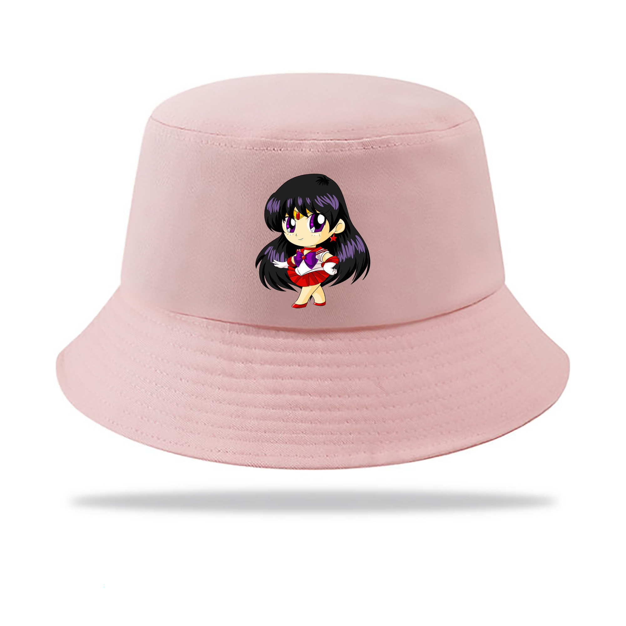（画像用） 美少女戦士セーラームーン 火野レイ ひの レイ Sailor Moon Hino Rei （セーラーマーズ,Sailor Mars） アウトドア日除けバケットハット