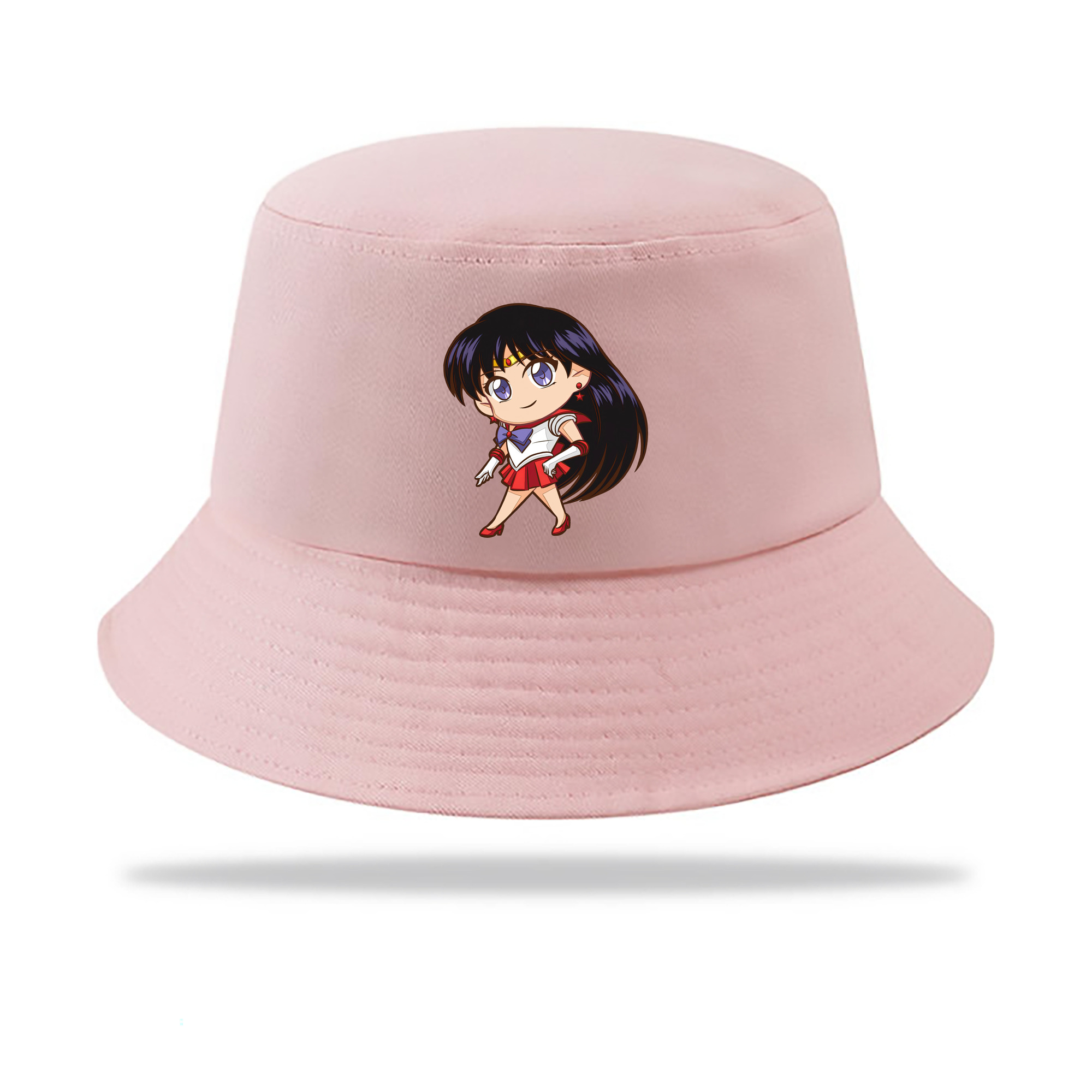 （画像用） 美少女戦士セーラームーン 火野レイ ひの レイ Sailor Moon Hino Rei （セーラーマーズ,Sailor Mars） アウトドア日除けバケットハット