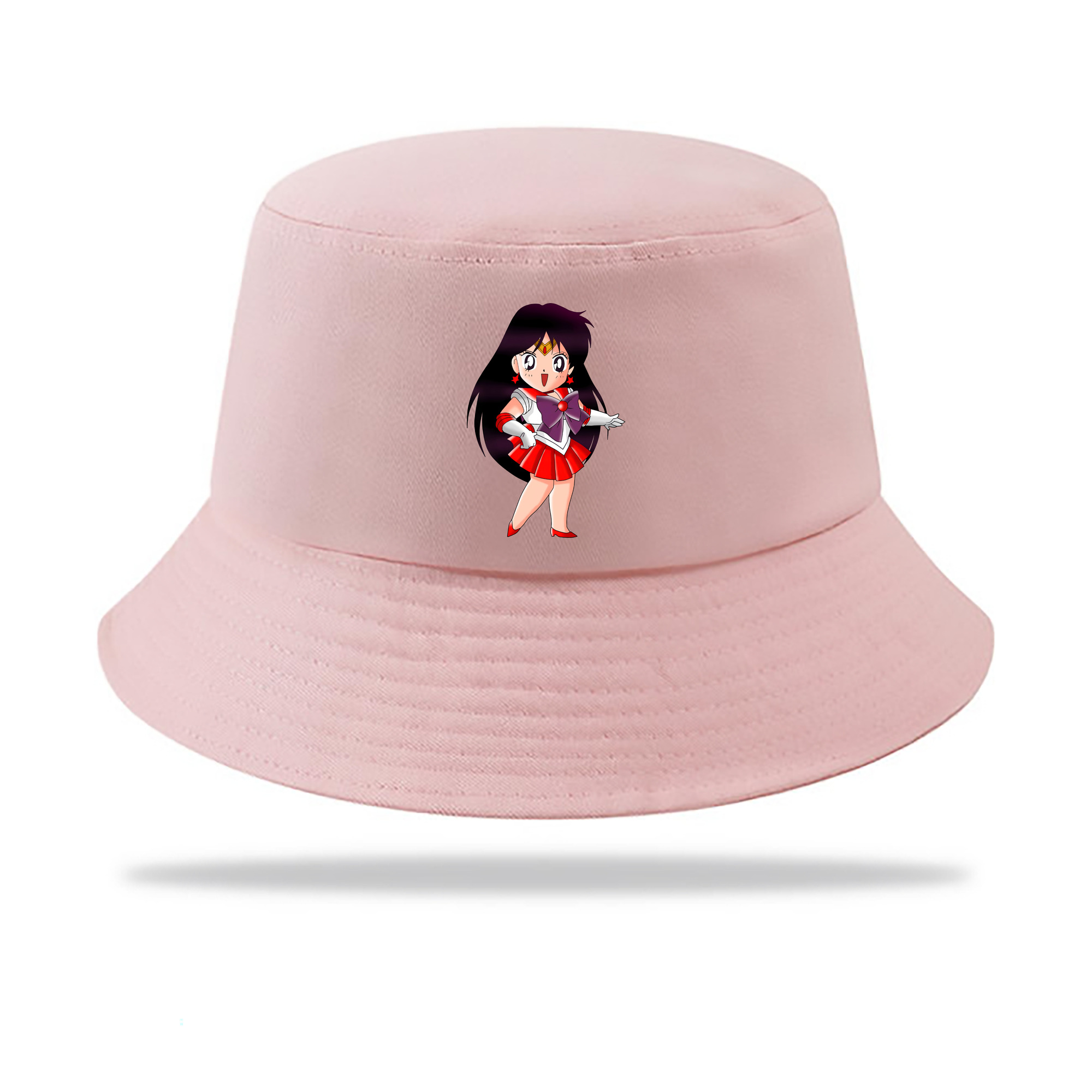（画像用） 美少女戦士セーラームーン 火野レイ ひの レイ Sailor Moon Hino Rei （セーラーマーズ,Sailor Mars） アウトドア日除けバケットハット