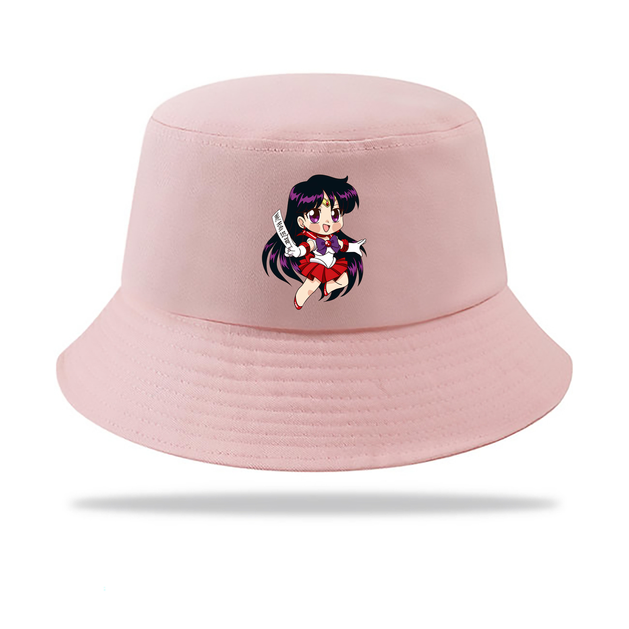 （画像用） 美少女戦士セーラームーン 火野レイ ひの レイ Sailor Moon Hino Rei （セーラーマーズ,Sailor Mars） アウトドア日除けバケットハット