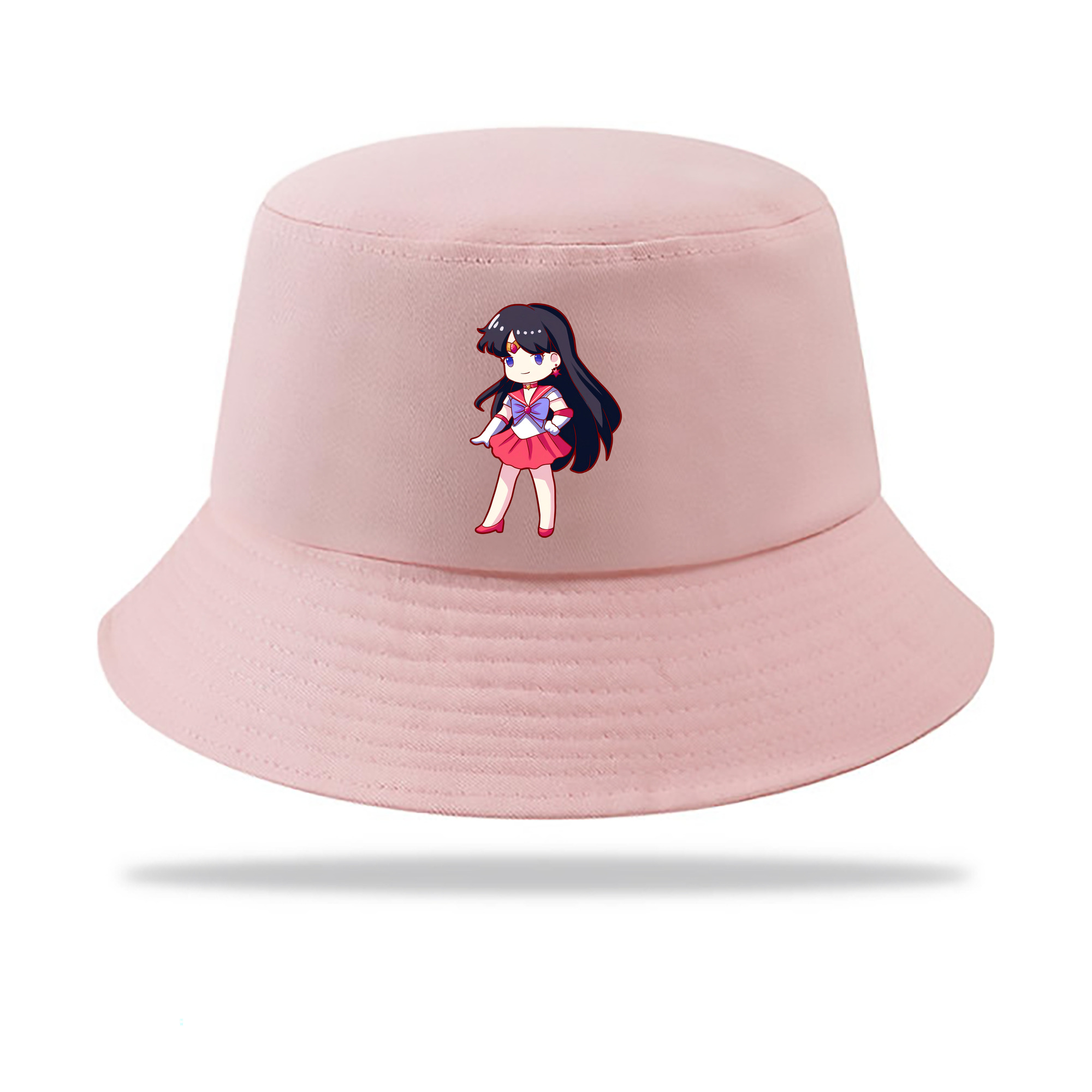 （画像用） 美少女戦士セーラームーン 火野レイ ひの レイ Sailor Moon Hino Rei （セーラーマーズ,Sailor Mars） アウトドア日除けバケットハット