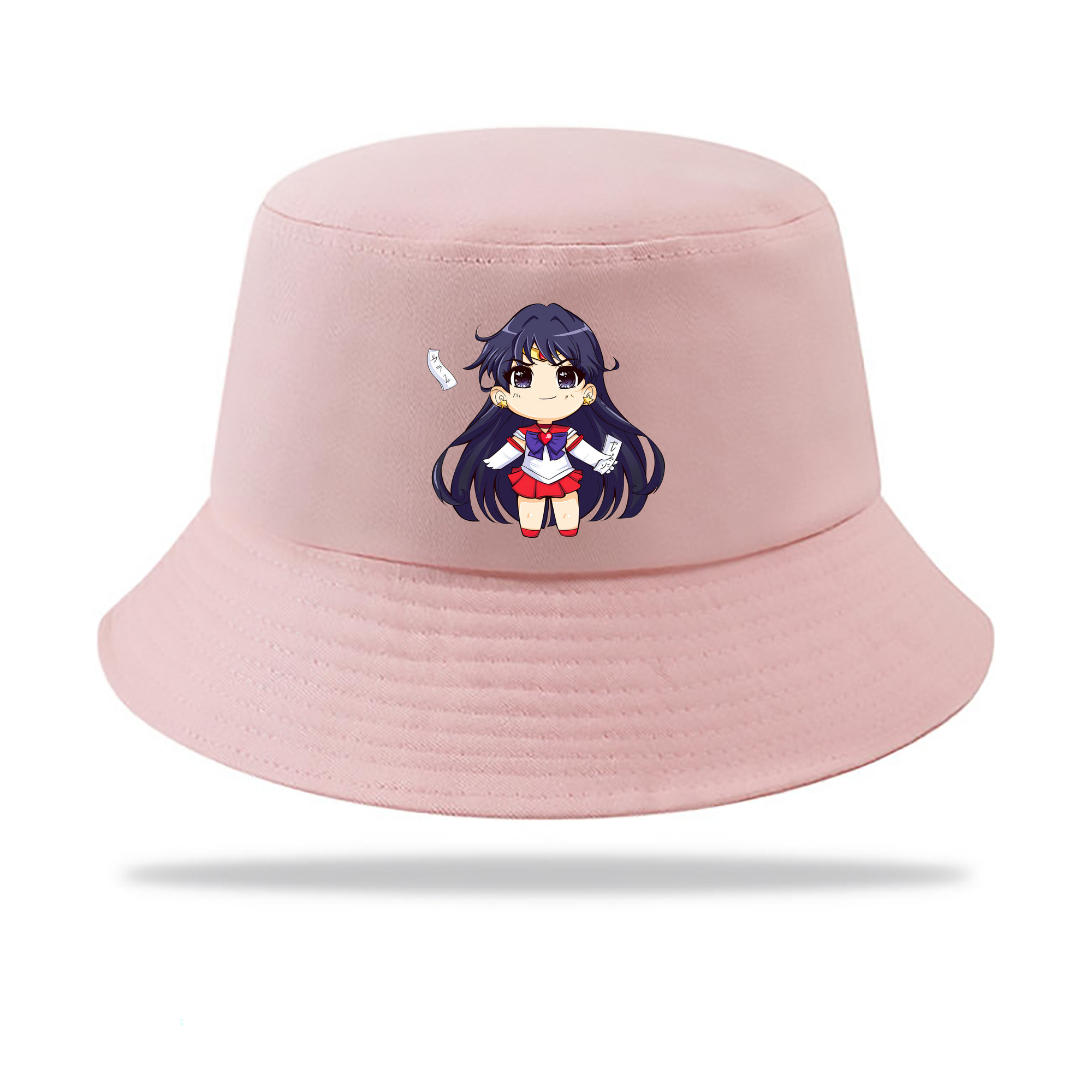 （画像用） 美少女戦士セーラームーン 火野レイ ひの レイ Sailor Moon Hino Rei （セーラーマーズ,Sailor Mars） アウトドア日除けバケットハット