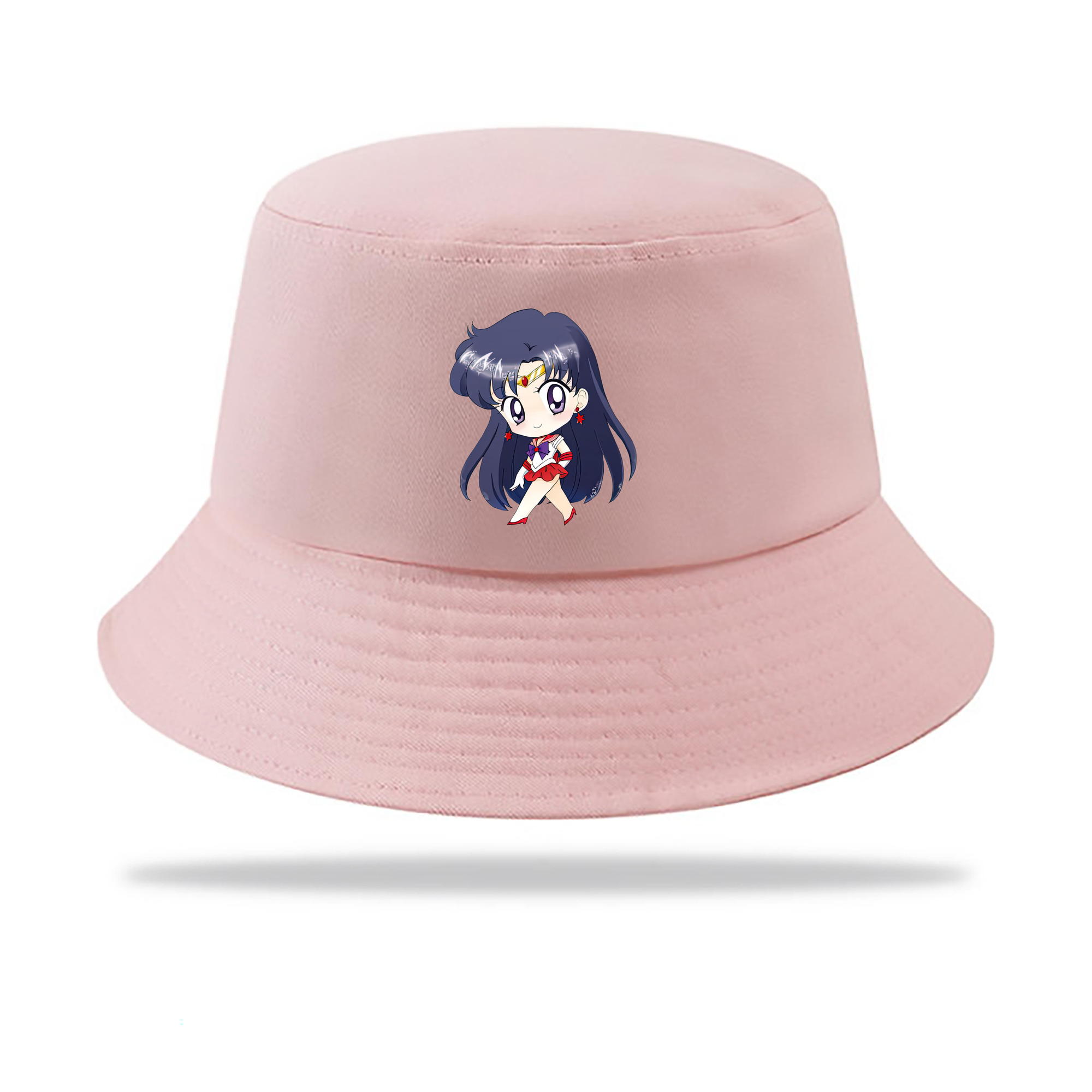 （画像用） 美少女戦士セーラームーン 火野レイ ひの レイ Sailor Moon Hino Rei （セーラーマーズ,Sailor Mars） アウトドア日除けバケットハット