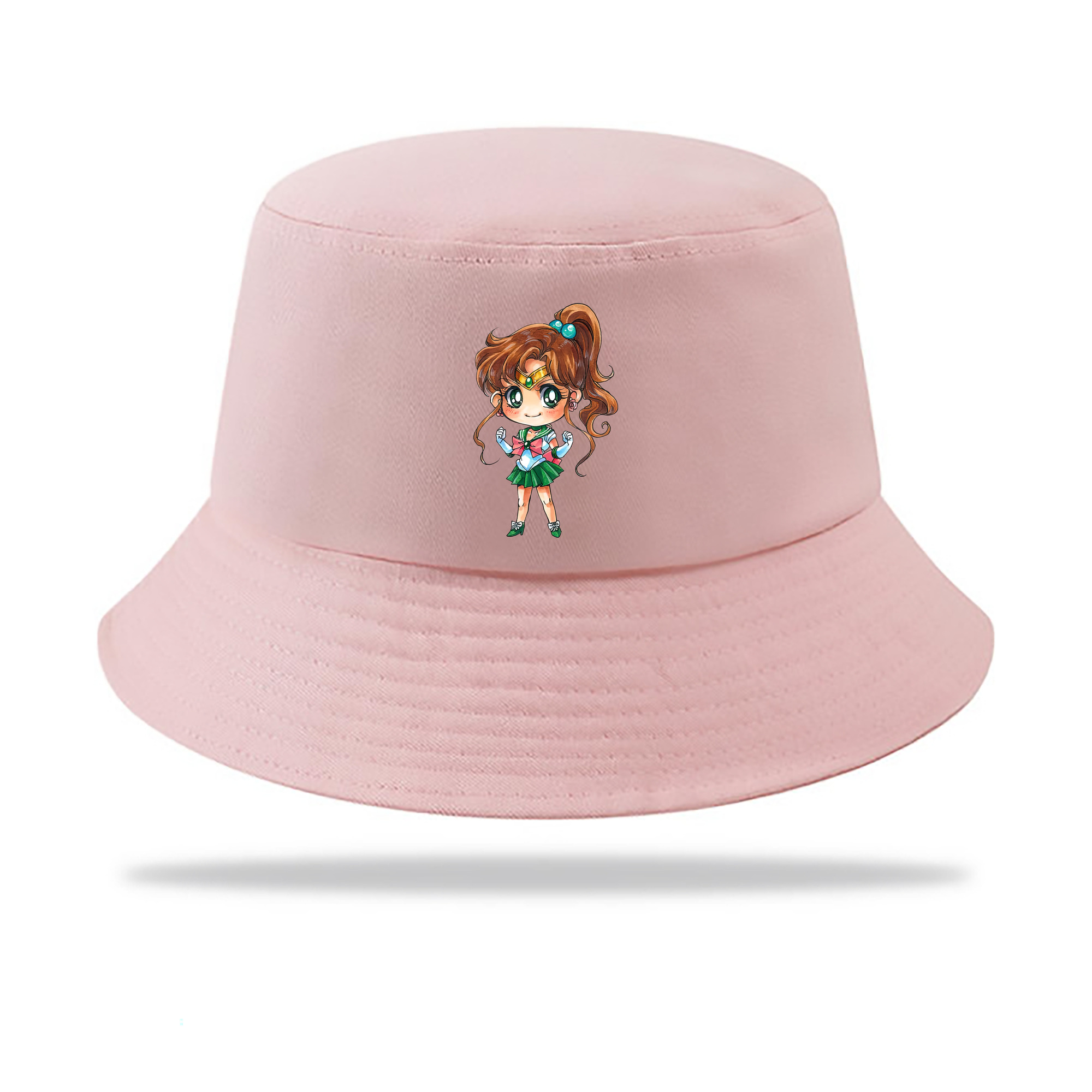 （画像用） 美少女戦士セーラームーン 木野 まこと きの まこと Sailor Moon Kino Makoto （セーラージュピター；Sailor Jupiter） アウトドア日除けバケットハット