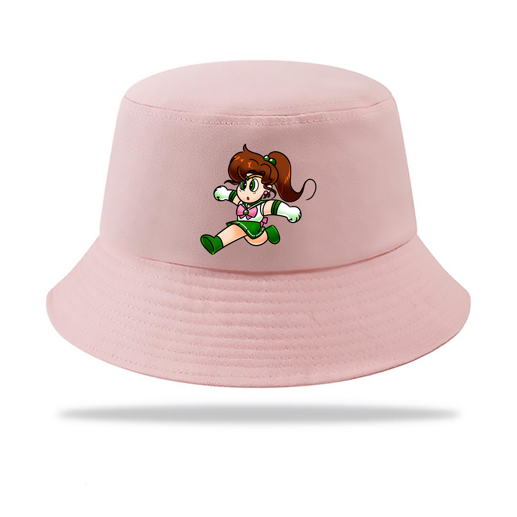 （画像用） 美少女戦士セーラームーン 木野 まこと きの まこと Sailor Moon Kino Makoto （セーラージュピター；Sailor Jupiter） アウトドア日除けバケットハット
