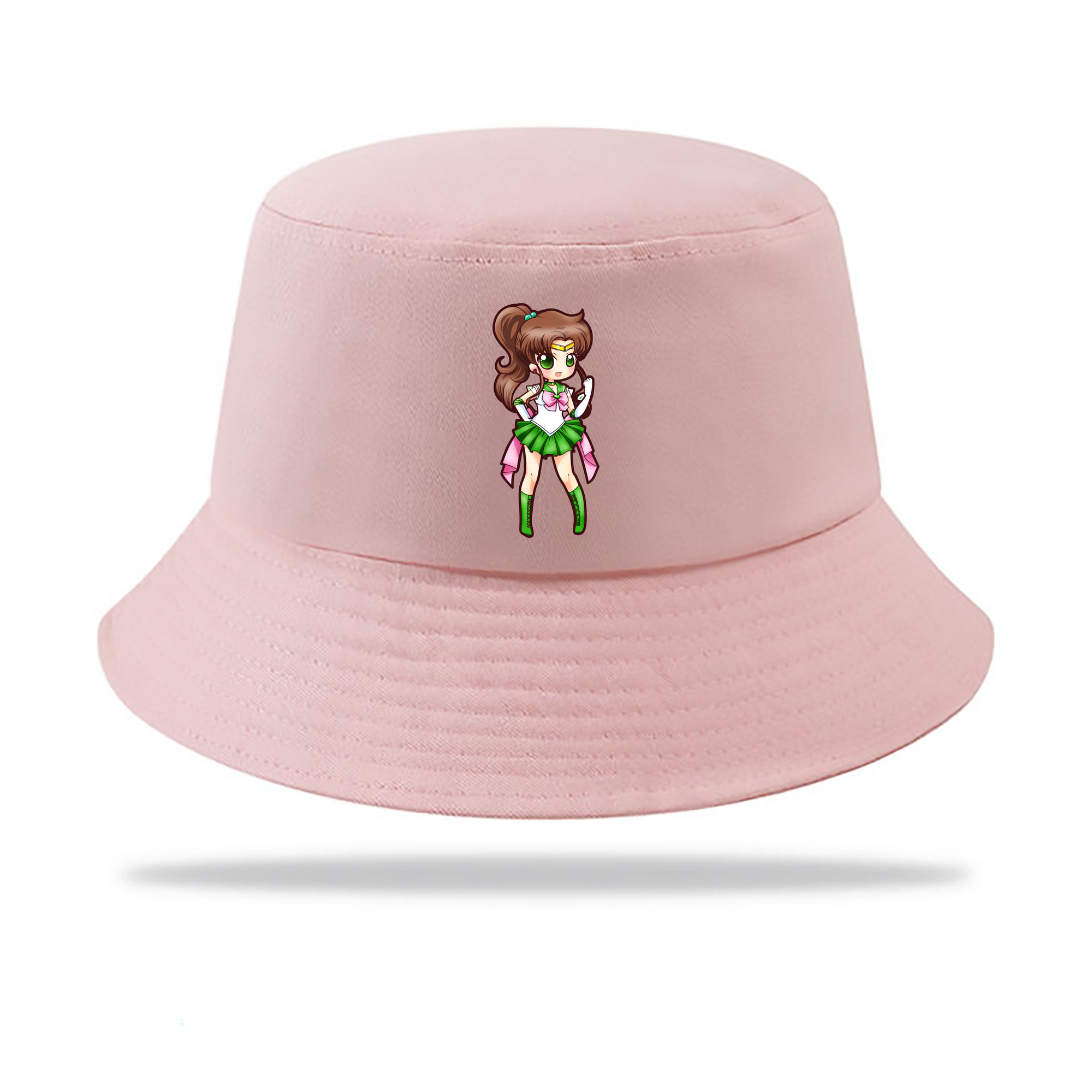 （画像用） 美少女戦士セーラームーン 木野 まこと きの まこと Sailor Moon Kino Makoto （セーラージュピター；Sailor Jupiter） アウトドア日除けバケットハット