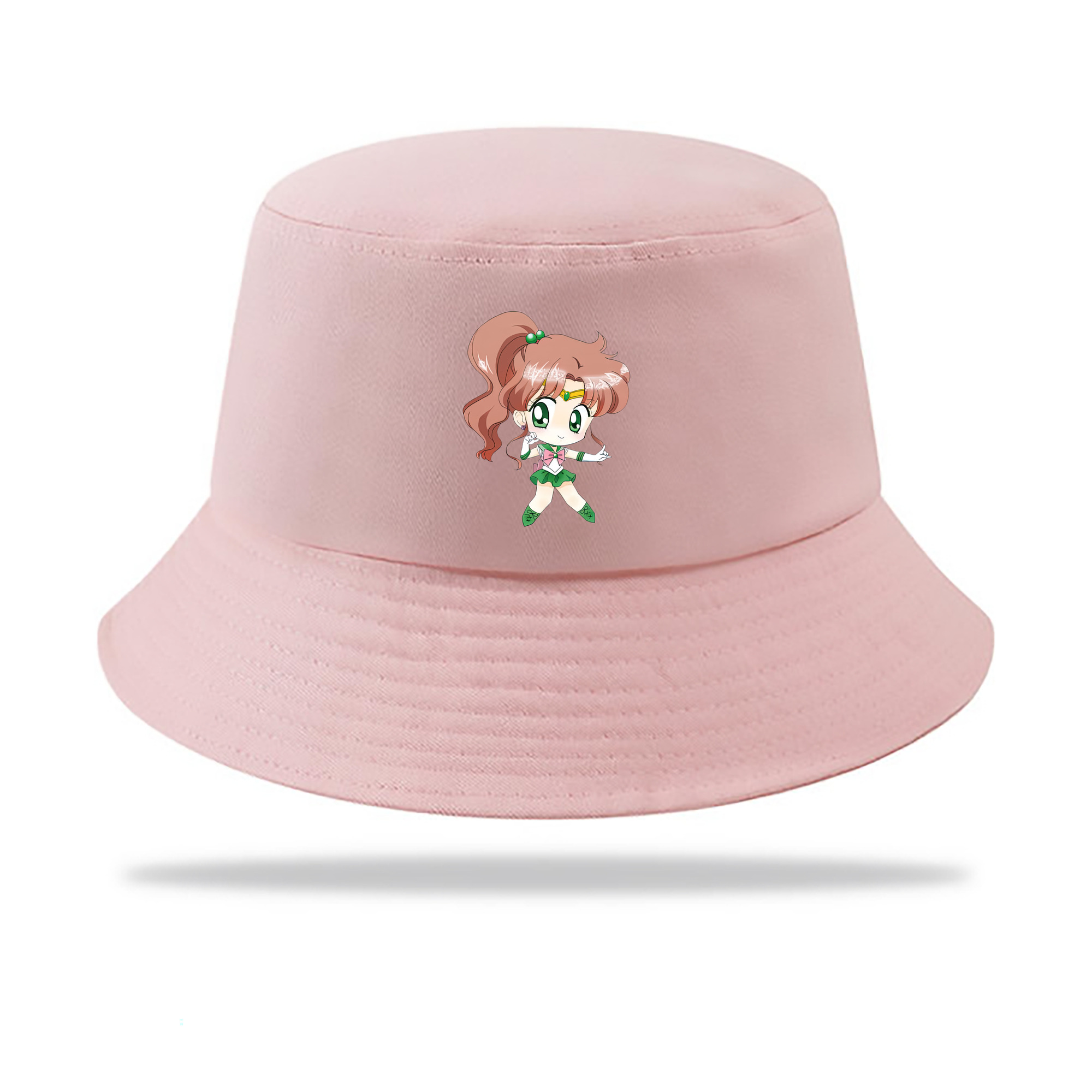 （画像用） 美少女戦士セーラームーン 木野 まこと きの まこと Sailor Moon Kino Makoto （セーラージュピター；Sailor Jupiter） アウトドア日除けバケットハット