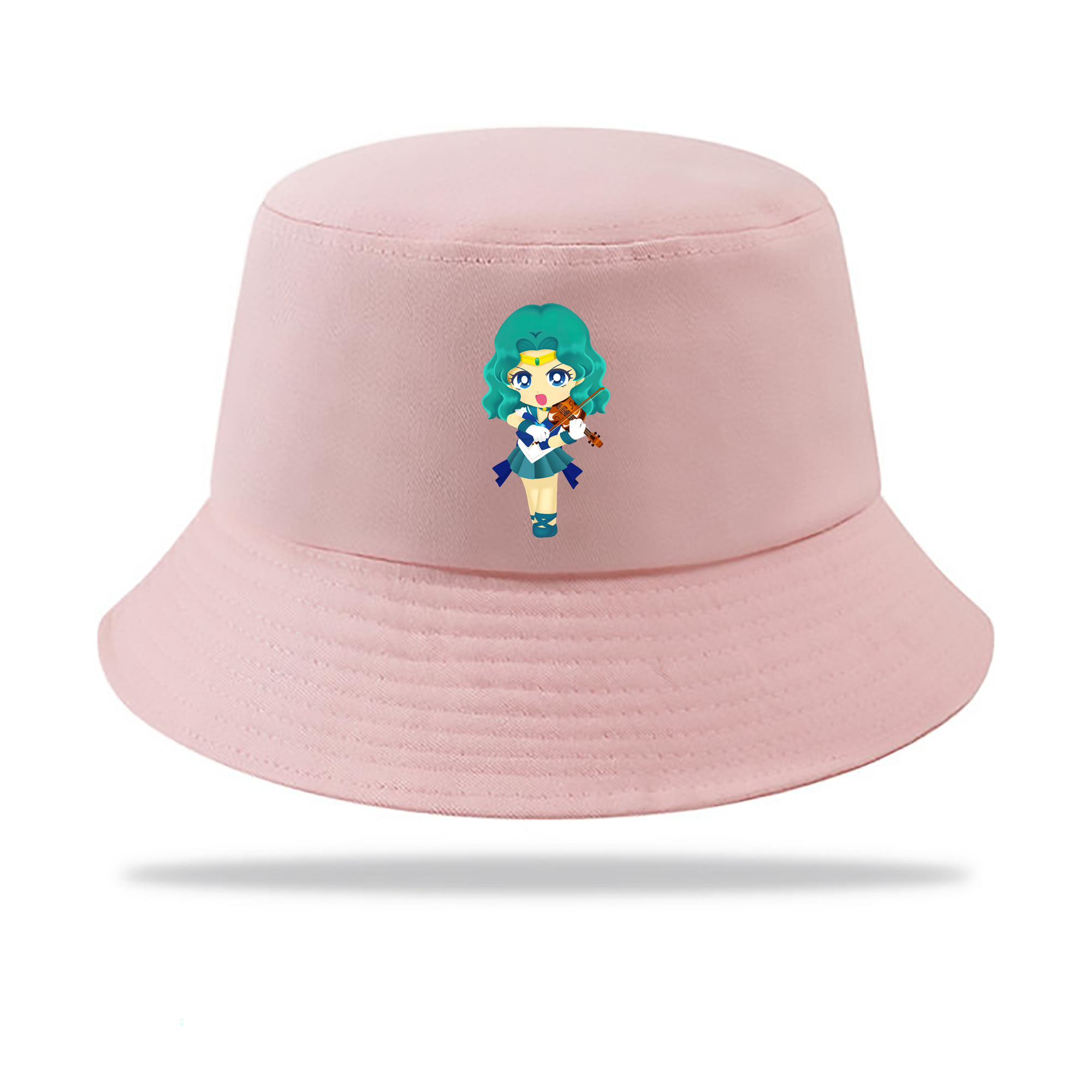 （画像用） 美少女戦士セーラームーン 海王 みちる（かいおう みちる） Sailor Moon Kaiou Michiru アウトドア日除けバケットハット
