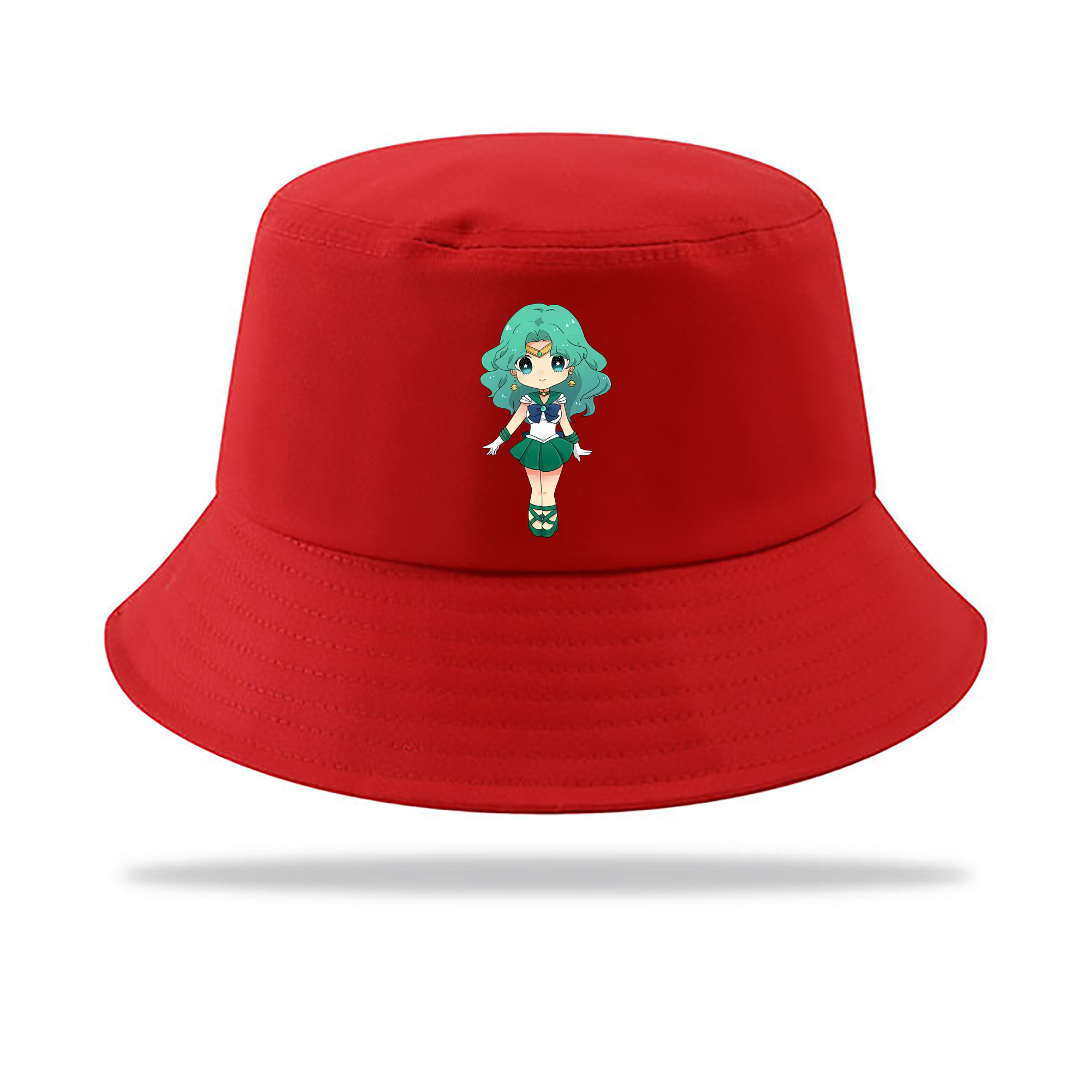 （画像用） 美少女戦士セーラームーン 海王 みちる（かいおう みちる） Sailor Moon Kaiou Michiru アウトドア日除けバケットハット