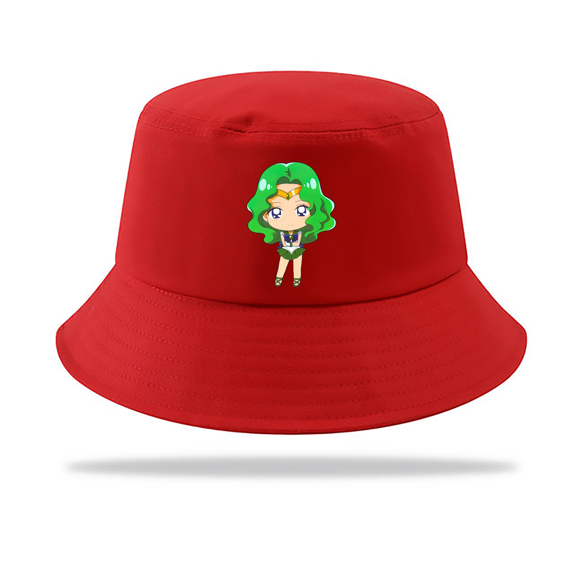 （画像用） 美少女戦士セーラームーン 海王 みちる（かいおう みちる） Sailor Moon Kaiou Michiru アウトドア日除けバケットハット