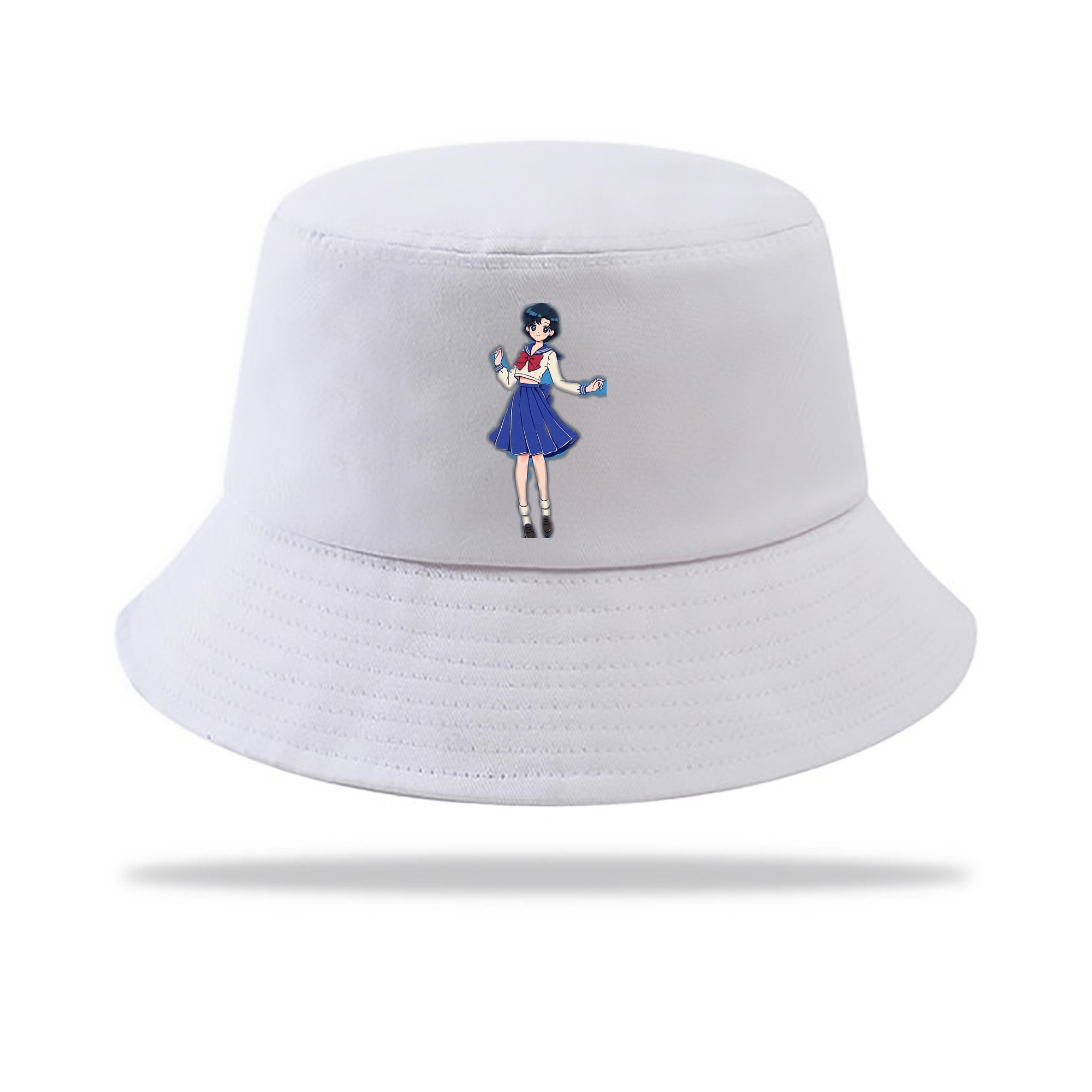 （画像用） 美少女戦士セーラームーン 水野 亜美 みずの あみ Sailor Moon Mizuno Ami アウトドア日除けバケットハット
