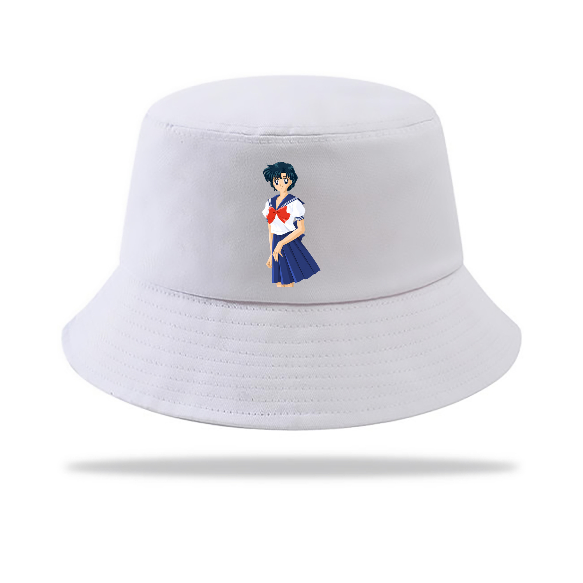 （画像用） 美少女戦士セーラームーン 水野 亜美 みずの あみ Sailor Moon Mizuno Ami アウトドア日除けバケットハット