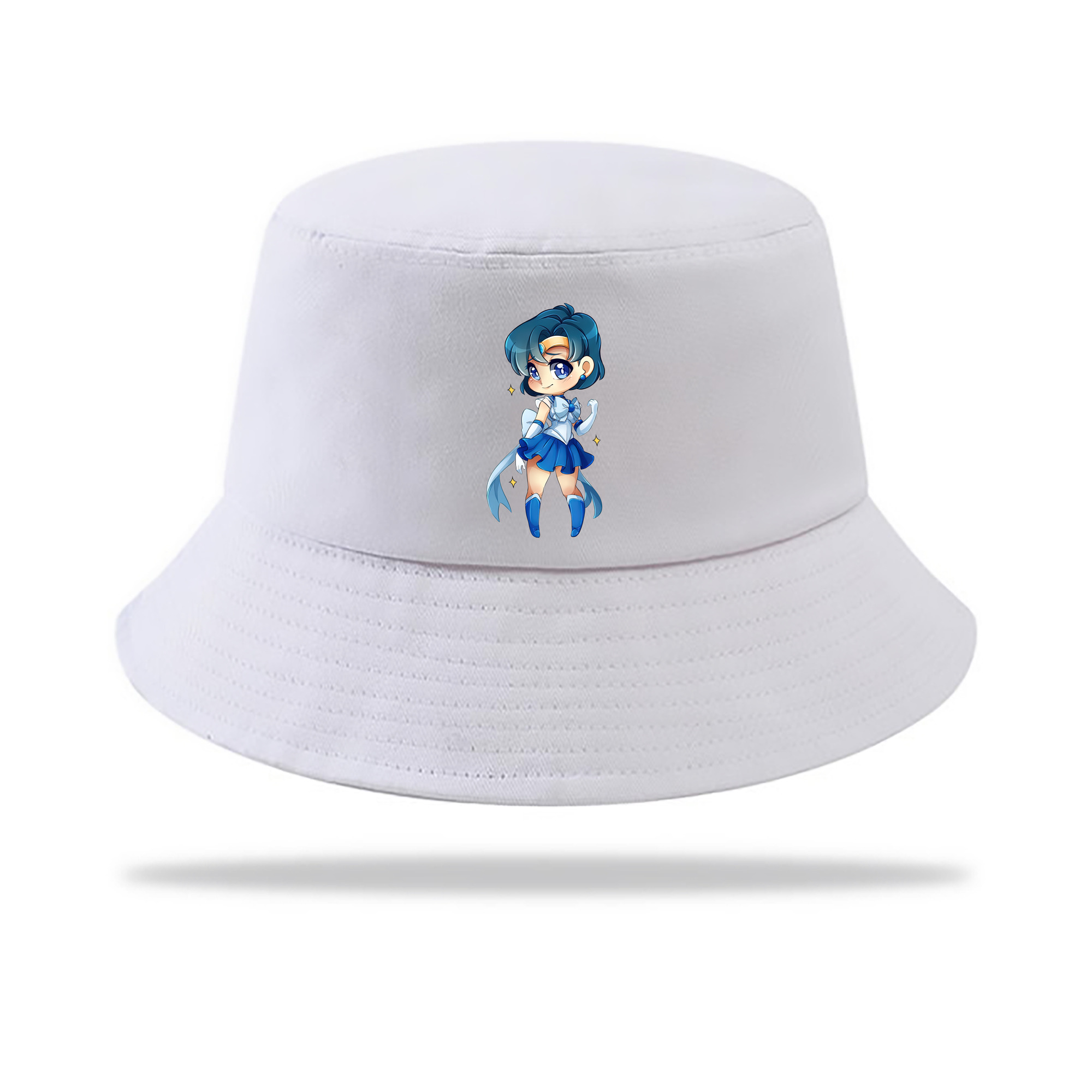（画像用） 美少女戦士セーラームーン 水野 亜美 みずの あみ Sailor Moon Mizuno Ami アウトドア日除けバケットハット