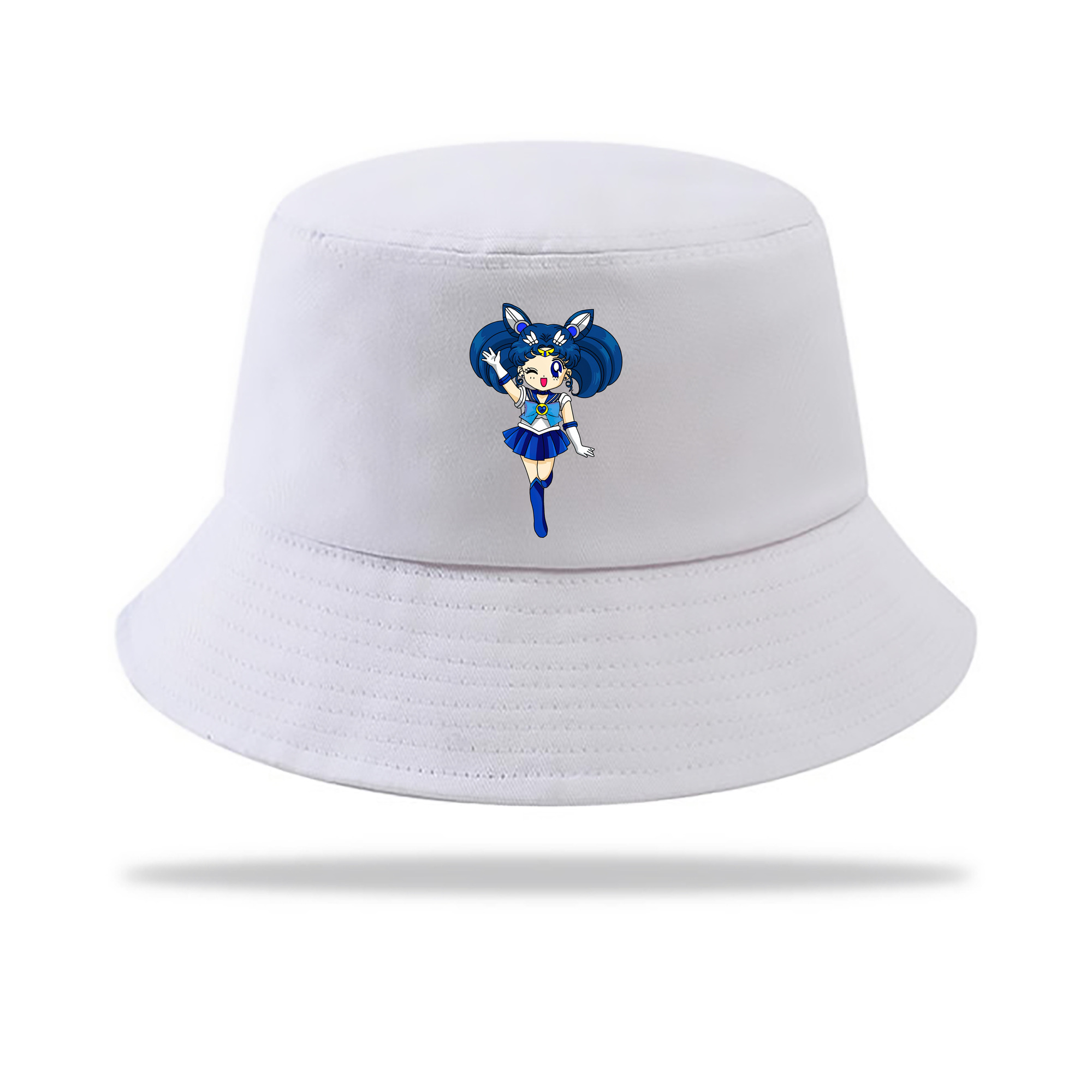 （画像用） 美少女戦士セーラームーン 水野 亜美 みずの あみ Sailor Moon Mizuno Ami アウトドア日除けバケットハット