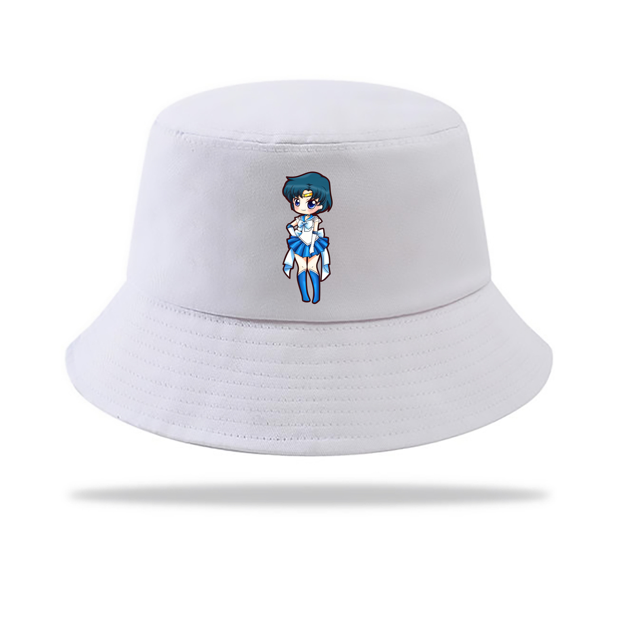 （画像用） 美少女戦士セーラームーン 水野 亜美 みずの あみ Sailor Moon Mizuno Ami アウトドア日除けバケットハット