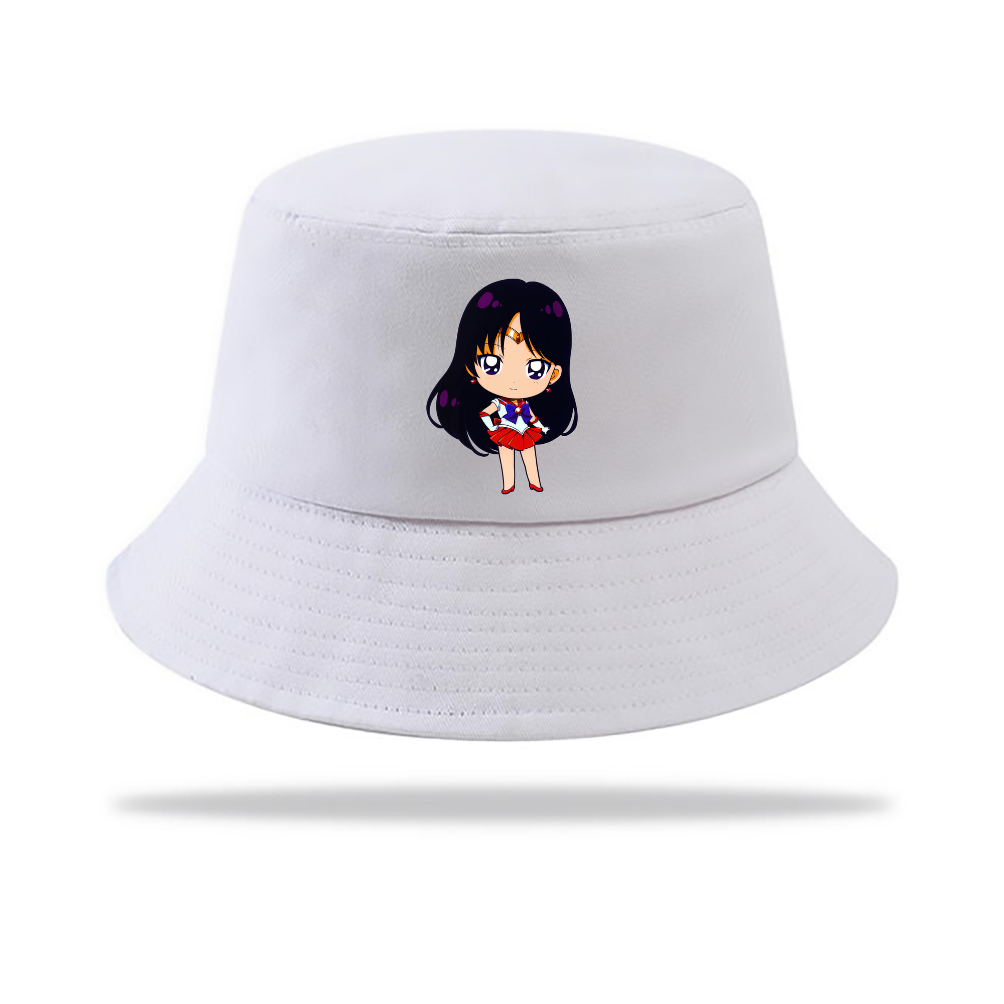 （画像用） 美少女戦士セーラームーン 火野レイ ひの レイ Sailor Moon Hino Rei （セーラーマーズ,Sailor Mars） アウトドア日除けバケットハット