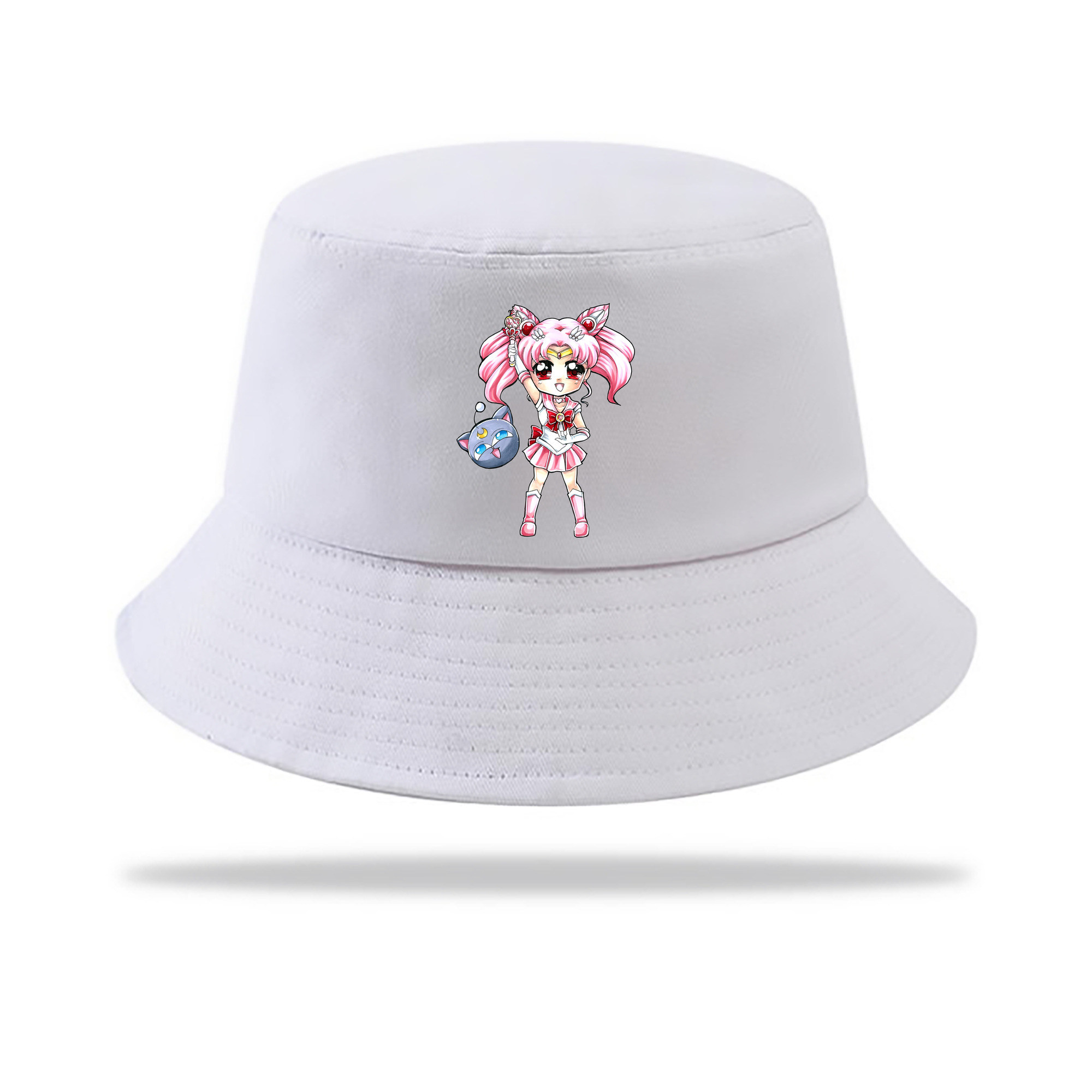 （画像用） 美少女戦士セーラームーン ちびうさ Sailor Moon Chibiusa Tsukino Usagi Small Lady Serenity アウトドア日除けバケットハット
