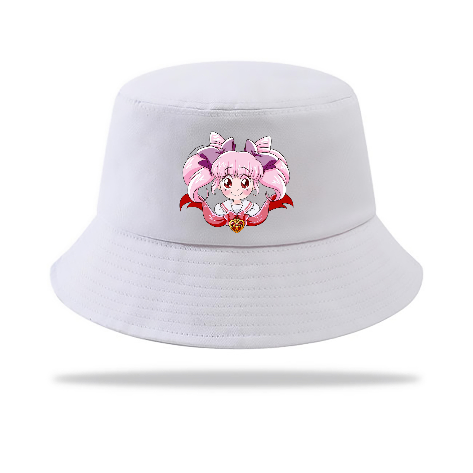 （画像用） 美少女戦士セーラームーン ちびうさ Sailor Moon Chibiusa Tsukino Usagi Small Lady Serenity アウトドア日除けバケットハット