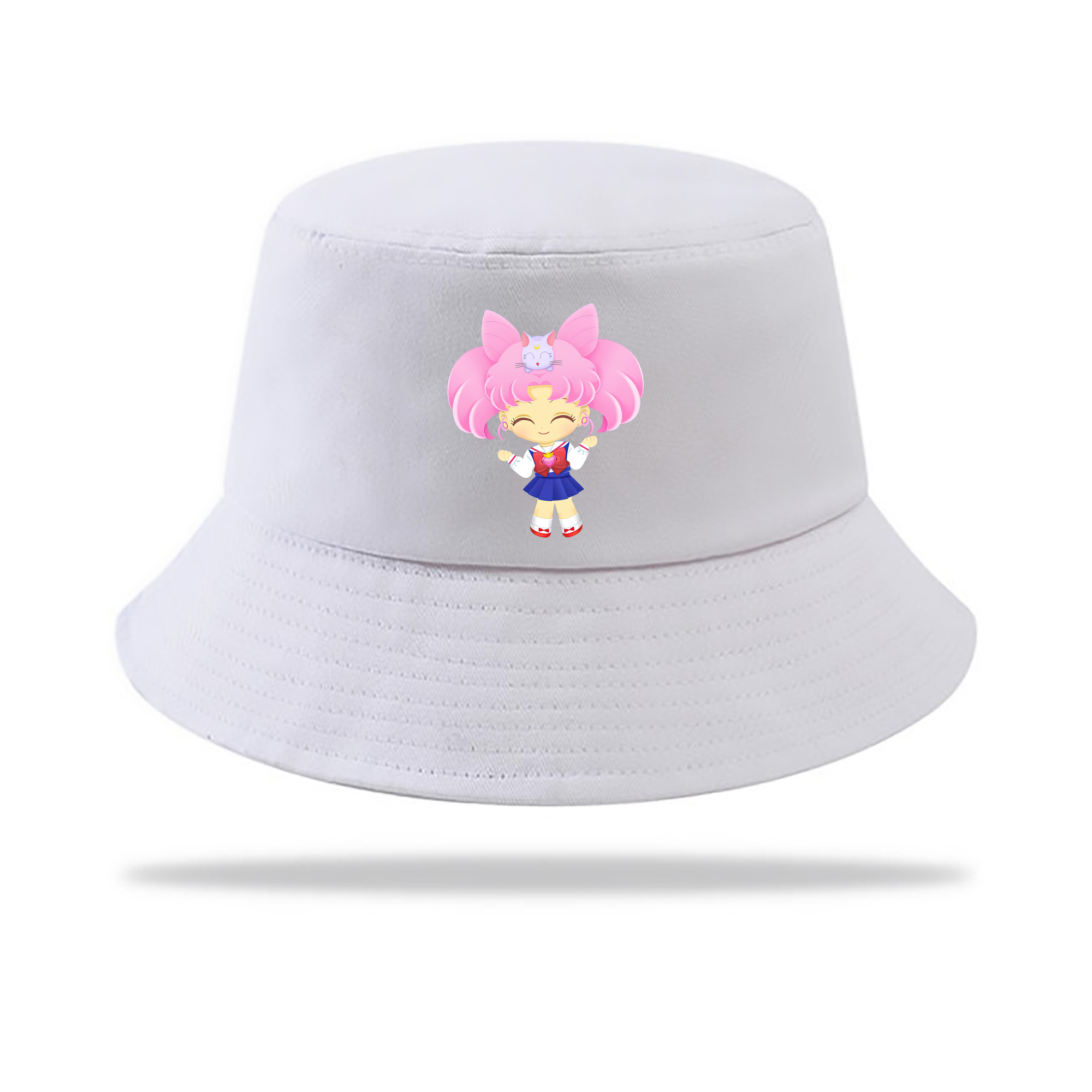 （画像用） 美少女戦士セーラームーン ちびうさ Sailor Moon Chibiusa Tsukino Usagi Small Lady Serenity アウトドア日除けバケットハット