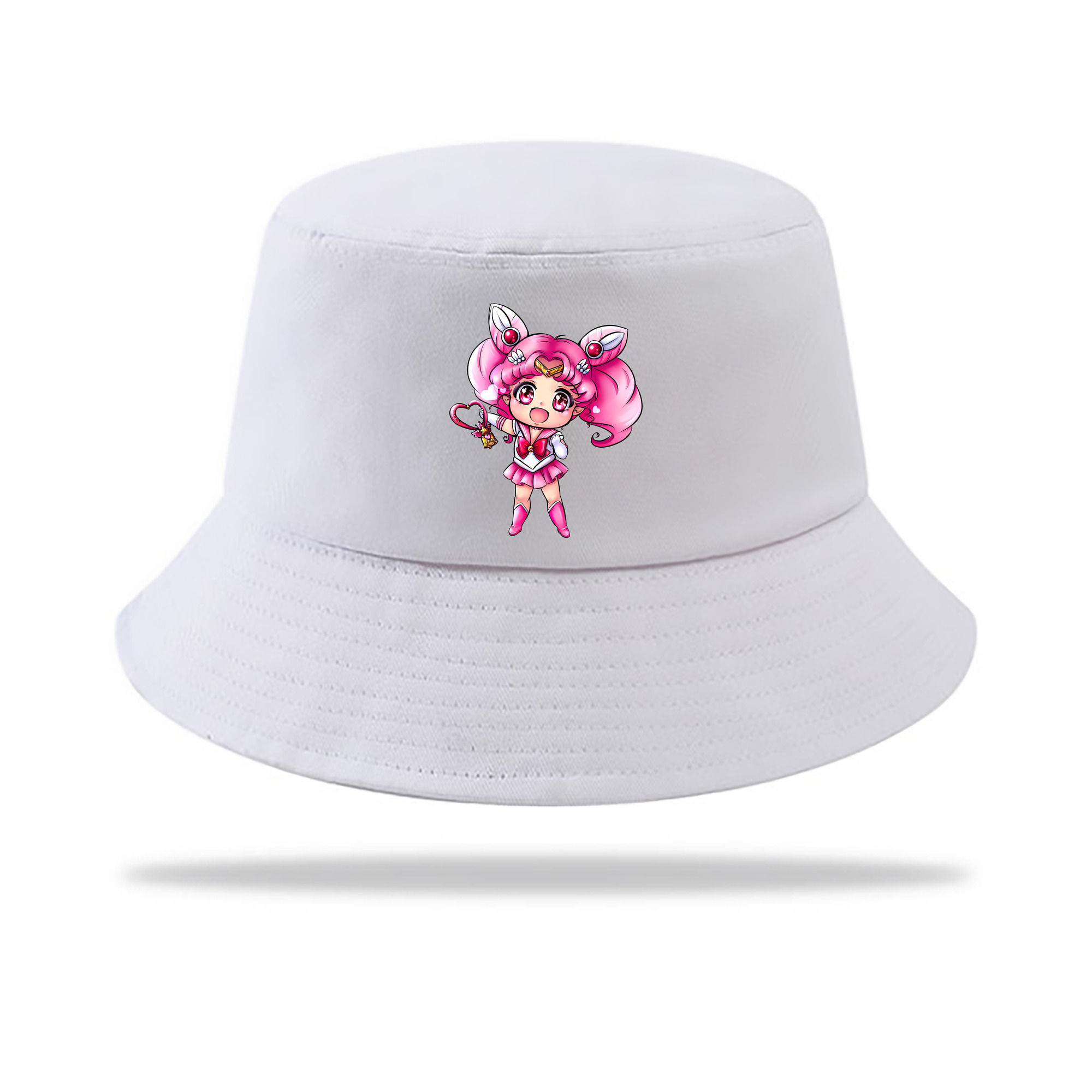 （画像用） 美少女戦士セーラームーン ちびうさ Sailor Moon Chibiusa Tsukino Usagi Small Lady Serenity アウトドア日除けバケットハット
