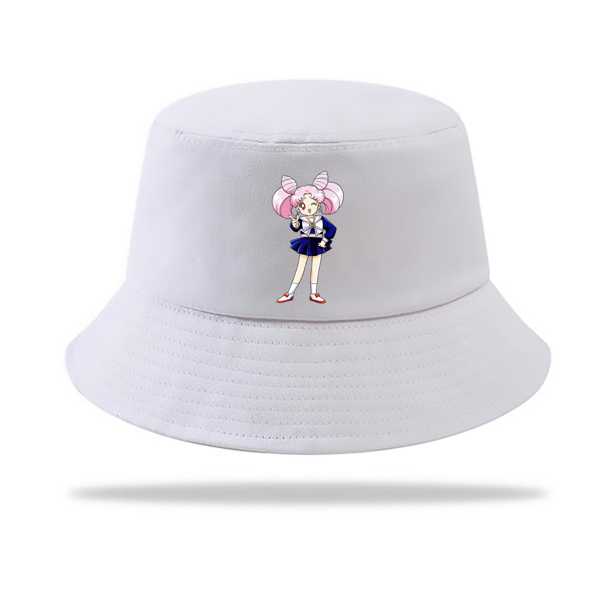 （画像用） 美少女戦士セーラームーン ちびうさ Sailor Moon Chibiusa Tsukino Usagi Small Lady Serenity アウトドア日除けバケットハット