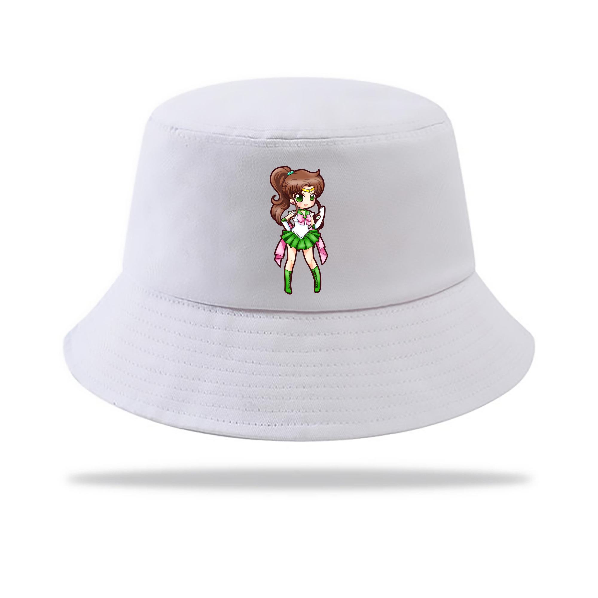 （画像用） 美少女戦士セーラームーン 木野 まこと きの まこと Sailor Moon Kino Makoto （セーラージュピター；Sailor Jupiter） アウトドア日除けバケットハット