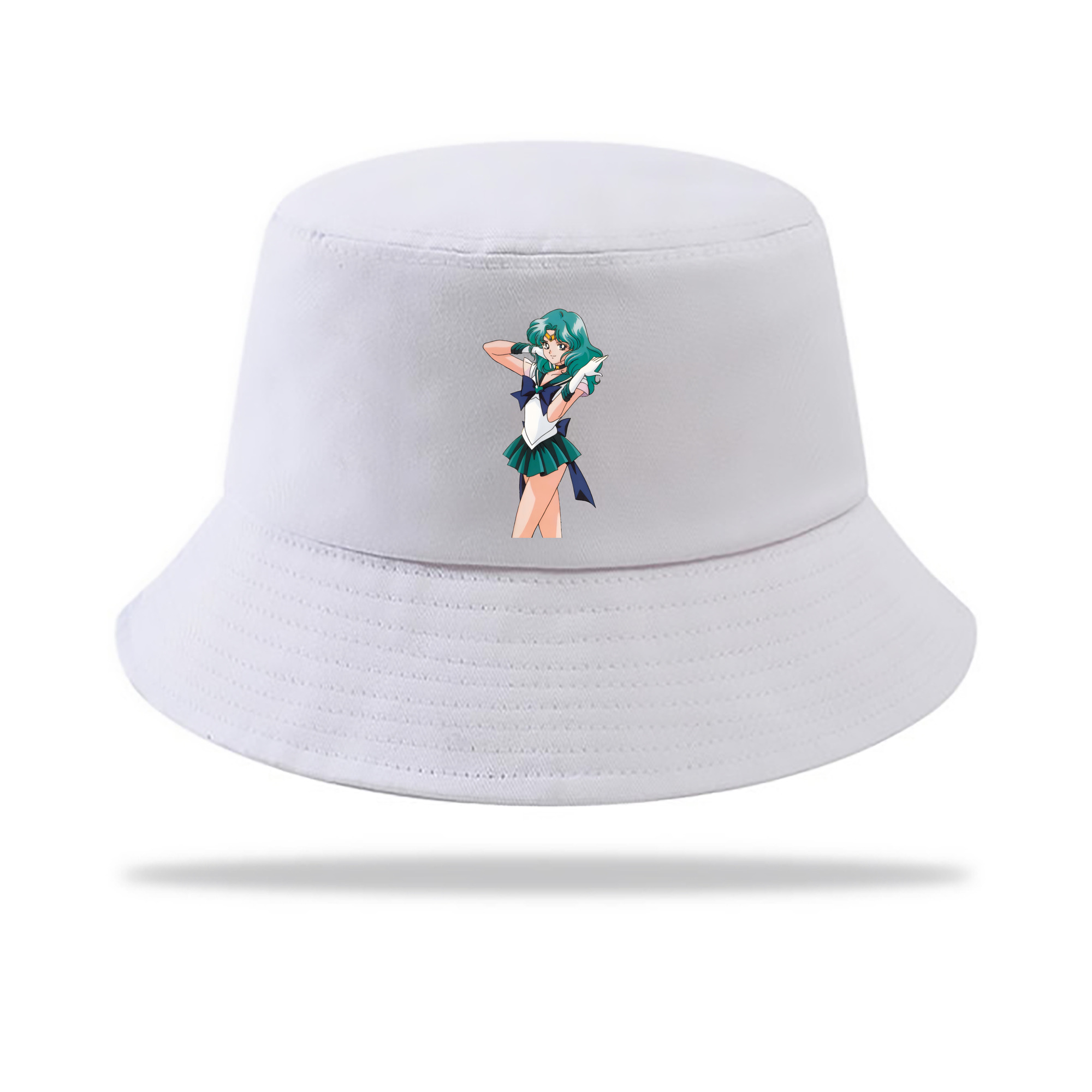 （画像用） 美少女戦士セーラームーン 海王 みちる（かいおう みちる） Sailor Moon Kaiou Michiru アウトドア日除けバケットハット