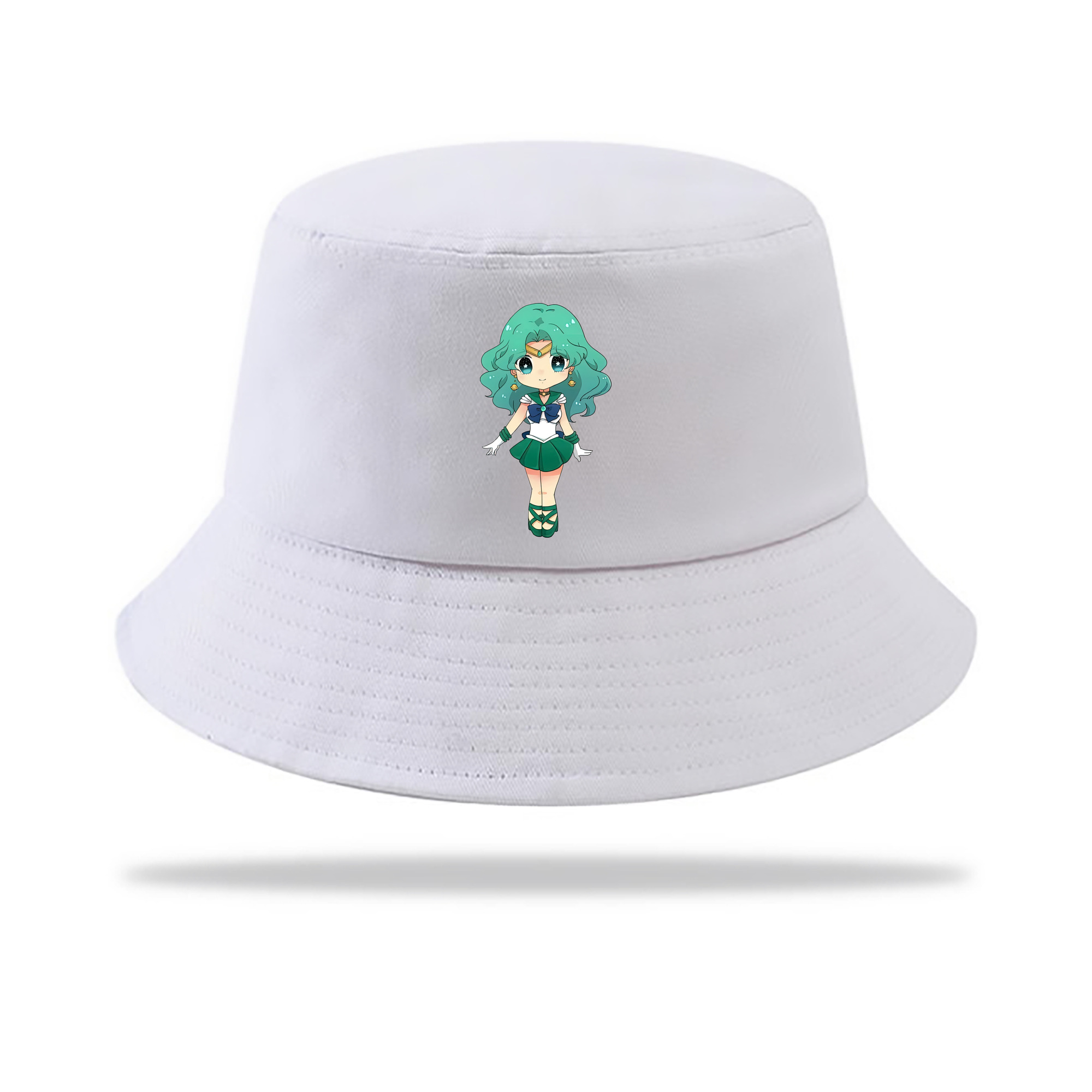 （画像用） 美少女戦士セーラームーン 海王 みちる（かいおう みちる） Sailor Moon Kaiou Michiru アウトドア日除けバケットハット