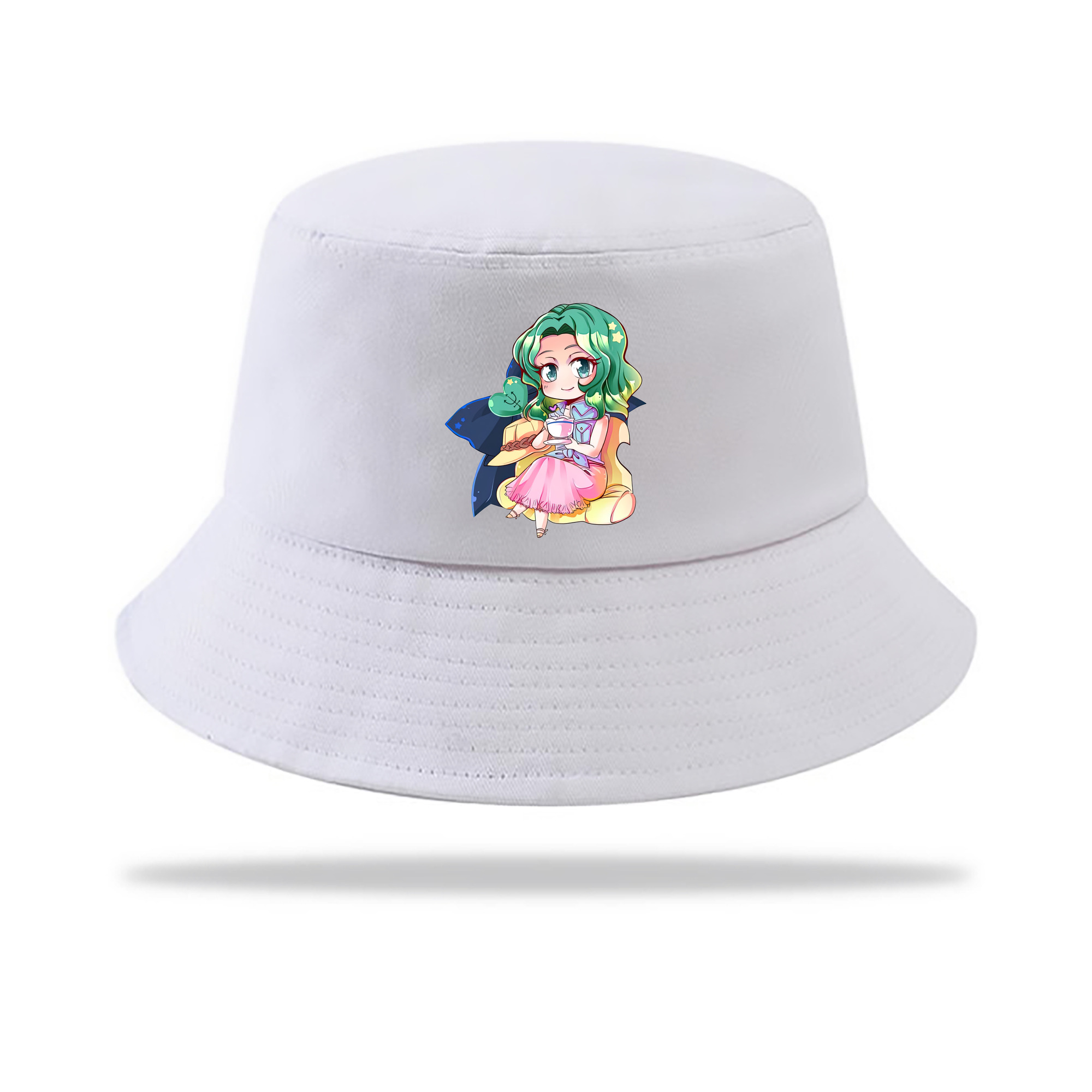 （画像用） 美少女戦士セーラームーン 海王 みちる（かいおう みちる） Sailor Moon Kaiou Michiru アウトドア日除けバケットハット