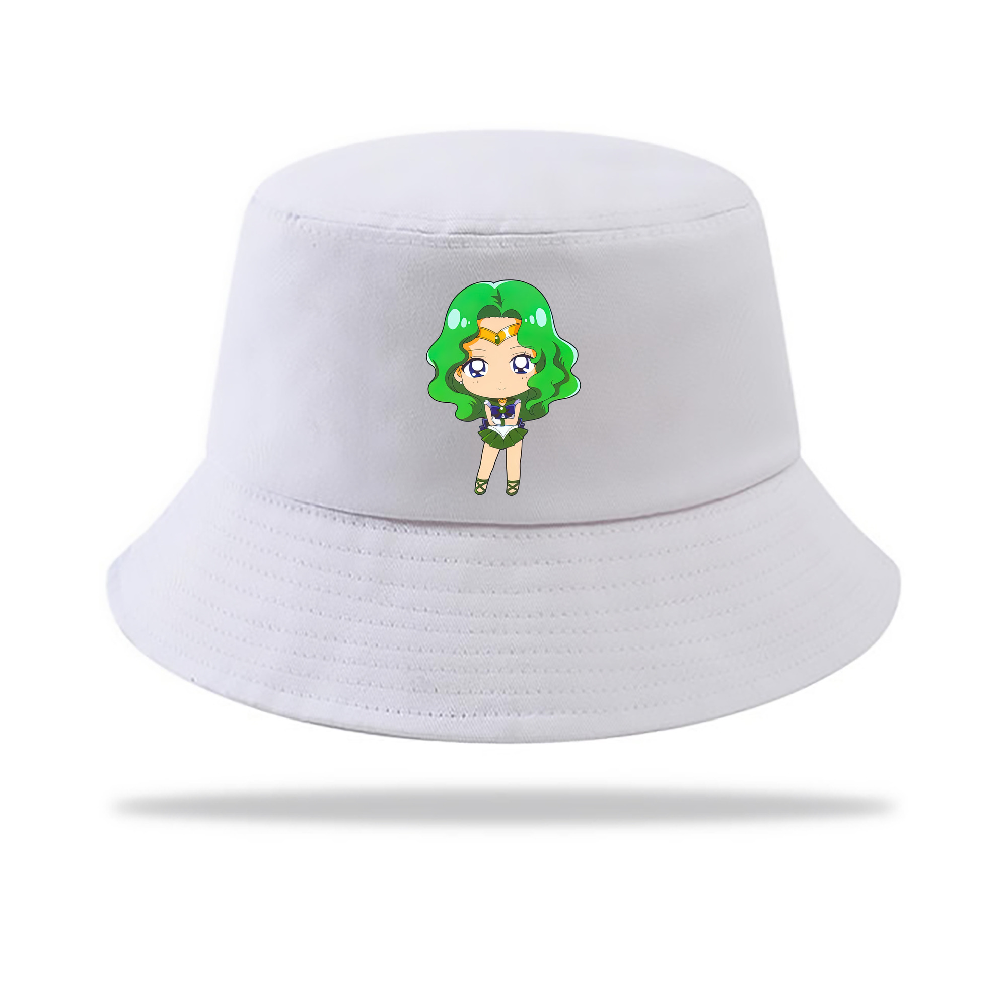 （画像用） 美少女戦士セーラームーン 海王 みちる（かいおう みちる） Sailor Moon Kaiou Michiru アウトドア日除けバケットハット