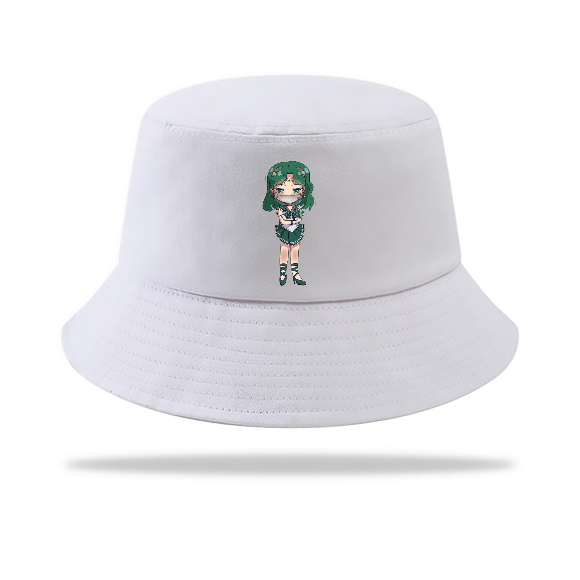 （画像用） 美少女戦士セーラームーン 海王 みちる（かいおう みちる） Sailor Moon Kaiou Michiru アウトドア日除けバケットハット